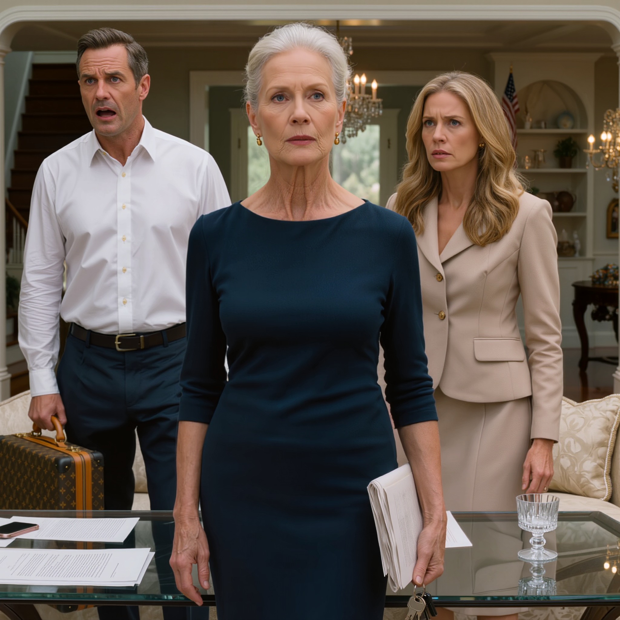 Lørdagen da sønnen min dukket opp på verandaen min etter tretten år med stillhet, stående ved siden av sin elegante kone og en rad dyre kofferter som om huset mitt allerede var deres, forsto jeg at noen gjenforeninger kommer iført familiens ansikt og manerene til et overtak. – Nyheter