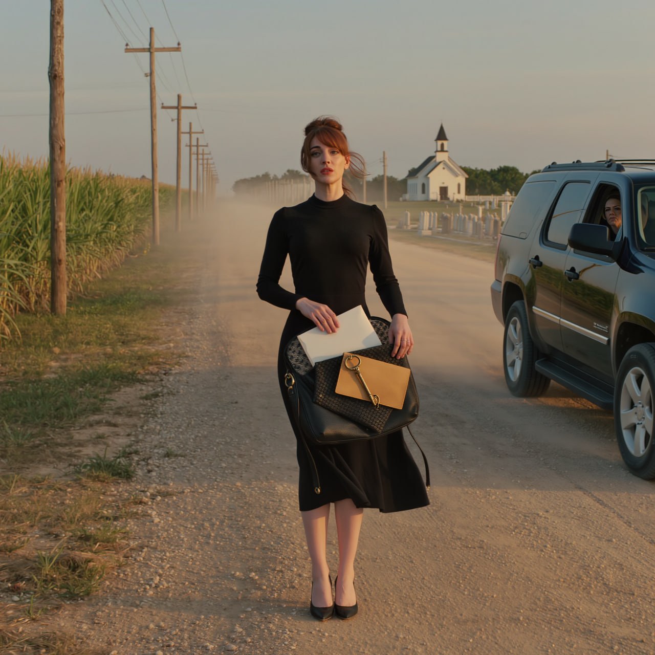 Etter farens begravelse kjørte stemoren min meg ut på en øde vei og sa: ‘Kom ut hit. Huset og virksomheten er mine nå.’ Jeg sto i støvet, uten telefon, uten penger, og bare en liten pose i hånden. Hun kjørte av gårde uten å se seg tilbake. Men hun visste ikke at faren min hadde tatt en stille beslutning før han døde, en beslutning som endret alt hun trodde hun hadde vunnet. – Nyheter