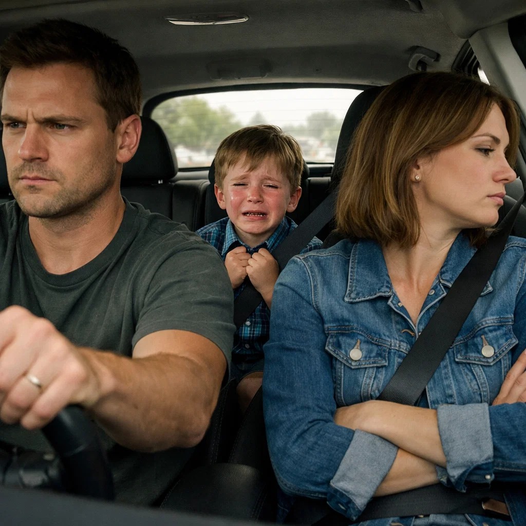 Sønnen min gråt hele kjøreturen til bestemors hus. “Pappa, vær så snill, ikke la meg være her,” ba han. Kona mi snappet: «Du behandler ham som en baby.» Jeg forlot ham uansett. – Nyheter