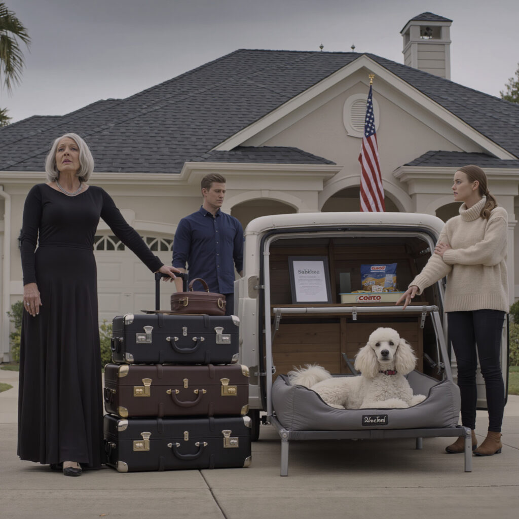 Sinä päivänä, kun mieheni kuoli, miniäni kasasi laukkuni autotalliin – tietämättömänä 19 miljoonasta dollarista ja huvilasta, jonka hän oli minulle jättänyt. Sinä yönä miniäni sanoi: “Tästä lähtien nukut autotallissa.” Aivan sen vieressä oli sänky hänen hemmotellulle koiralleen. Hymyilin vain ja vastasin pehmeästi: “Selvä” – koska hänellä ei ollut aavistustakaan, että olin kirjoittamassa sääntöjä uusiksi. Siihen mennessä, kun hän tajusi sen… kaikki oli jo muuttunut. – Uutiset