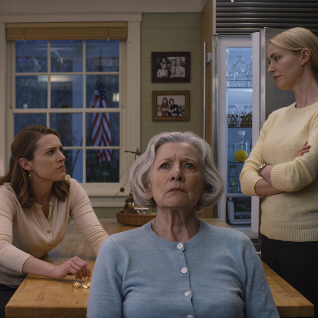 Tyttäreni löysi minut istumasta pimeässä ja kuiskasi: “Äiti, miksi talossa ei ole ruokaa? Etkö saa 10 000 dollaria joka kuukausi?” Miniäni käänsi huulensa heikoksi, kylmäksi hymyksi ja sanoi rauhallisesti: “Minä hallinnoin kaikkia tämän talon rahoja.” Tyttäreni otti hitaasti korvakorunsa pois… ja siinä hetkessä koko huone näytti muuttuvan. – Uutiset