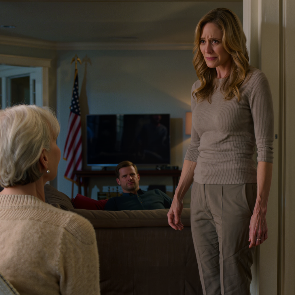 Svigerdatteren min slo av TV-en rett foran meg og sa det som om hun sendte noen som bodde der av gårde gratis: «Gå og se på TV oppe på soverommet ditt. Fra nå av er dette stedet for oss, og du burde forstå din plass i dette huset.» Sønnen min satt der i stillhet mens kona hans ydmyket sin egen mor, og jeg tok stille nøklene mine og gikk ut i den kalde natten – men det var mannen i dress ved døren neste morgen som fikk noen til å innse at en veldig stor feil nettopp hadde blitt gjort. – Nyheter