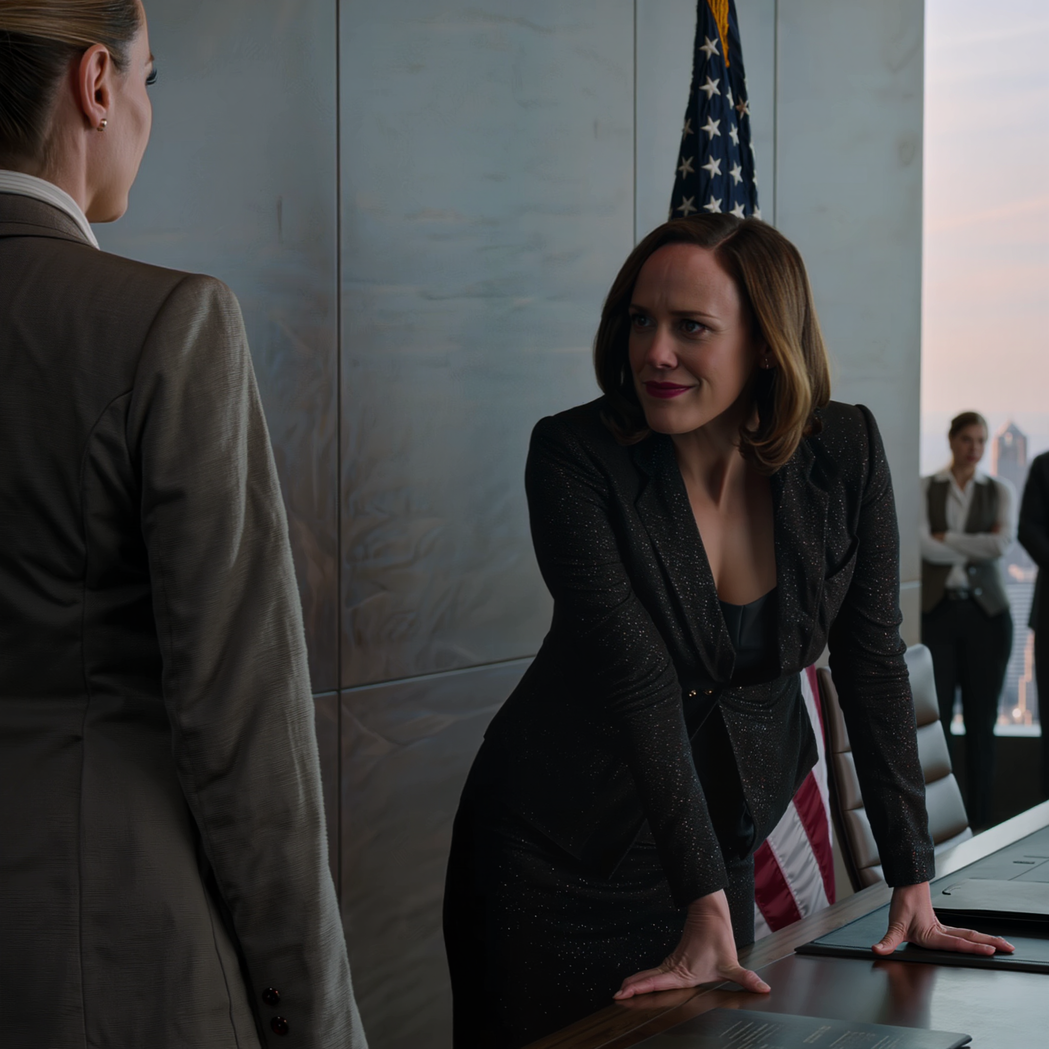 «‘Du kan ikke engang få en ordentlig jobb,’ sa Emma til meg over søndagsmiddagen mens foreldrene våre fortsatt hevet glassene på intervjuet hennes fra Sterling. Mandag morgen kom hun inn i utvelgelsesmøtet for drømmerollen sin i sentrum, fortsatt i den tro at hun bare hadde kommet for å bli ønsket velkommen – helt til hun så meg allerede sittende bak administrerende direktørs skrivebord, med CV-en sin åpen rett foran meg.»