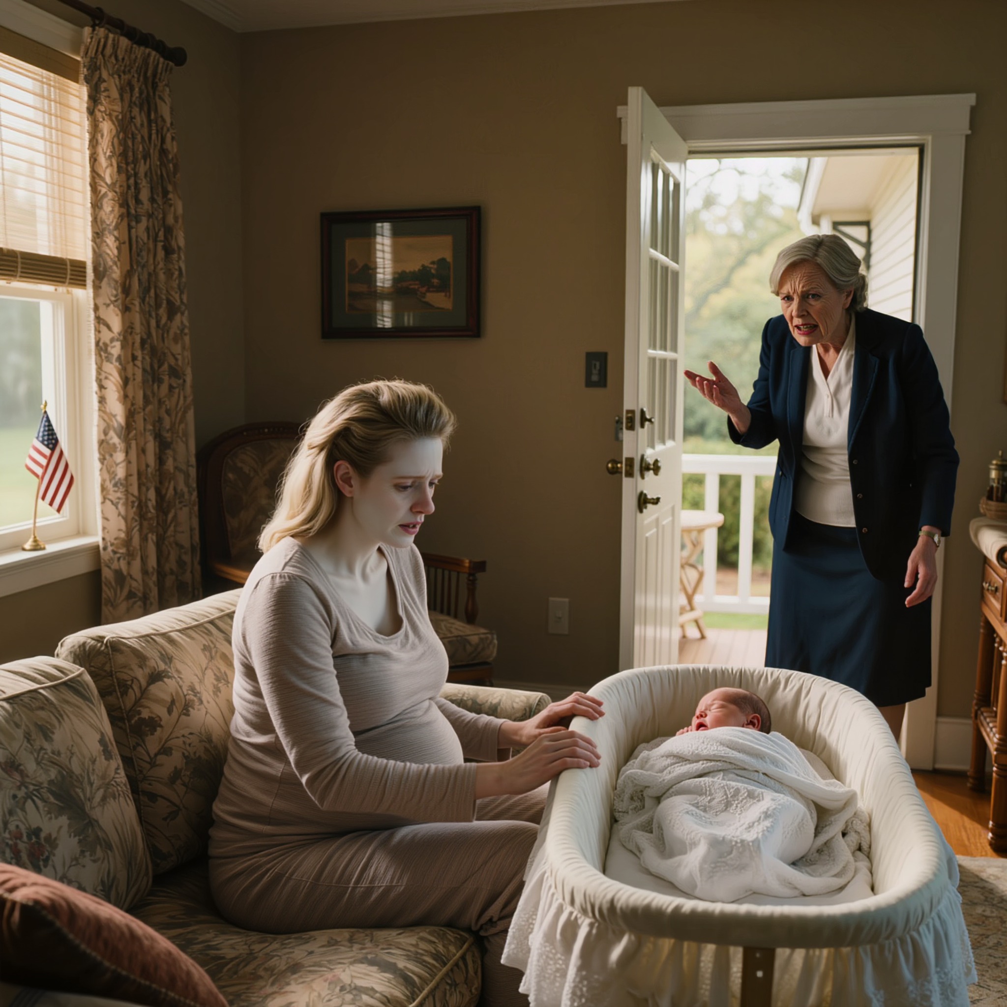 Bare noen timer etter at jeg hadde født alene, sendte moren min meg en melding: «Søsterens barn håper på nye telefoner, send 2 000 dollar.» Jeg svarte ikke, og en uke senere, da jeg nettopp hadde tatt med babyen hjem til Columbus, Ohio, brukte hun den gamle nøkkelen sin, gikk rett inn og ropte: «Hvordan kunne du gjøre dette?» — og akkurat i det øyeblikket, Jeg visste at hun hadde presset for langt denne gangen – Nyheter