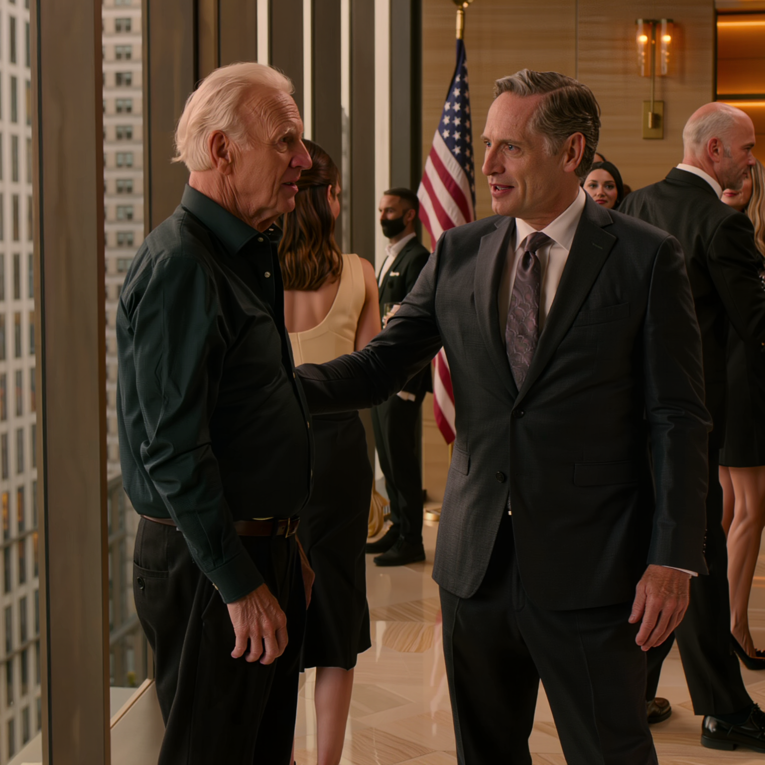 Poikani ensimmäisissä hääpäiväjuhlissa yksityisklubilla Atlantan keskustassa hänen appensa tarttui kyynärpäästäni, ohjasi minut tarjoilupöytiä kohti ja sanoi hiljaa: “Vanha mies, mene istumaan tuonne.” En väittänyt sanaakaan – kunnes huoneen toisella puolella oleva mies nousi yhtäkkiä seisomaan, katsoi suoraan minuun, ja koko seurue alkoi vaihtaa väriä. – Uutiset