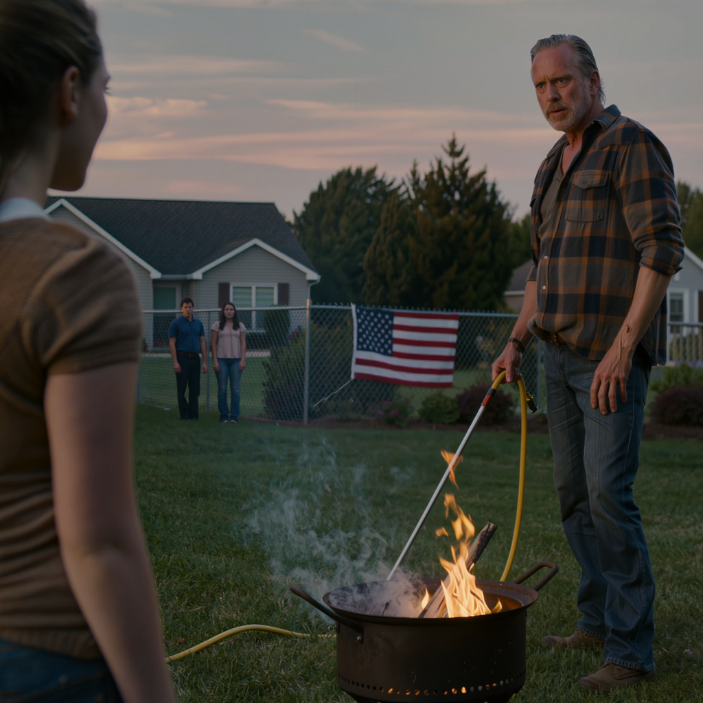 Kun olin 17-vuotias Daytonissa Ohiossa, isäni pinosi vaatteeni, luonnoskirjani ja jopa isoäitini tekemän tilkkutäkin takapihalla olevalle tynnyrille, toisella kädellä puutarhaletkua pitäen, jotta ruoho ei tarttuisi kiinni. Sitten hän sanoi kylmästi: “Näin käy, kun et tottele minua.” Katselin vain savun nousevan ja pysyin hiljaa. Kuusi vuotta myöhemmin soitin täsmälleen yhden puhelun ja sanoin hänelle: “Tarkista postilaatikkosi.” Sinä iltana valkoinen kirjekuori sai hänet lysähtämään etuportaille. – Uutiset