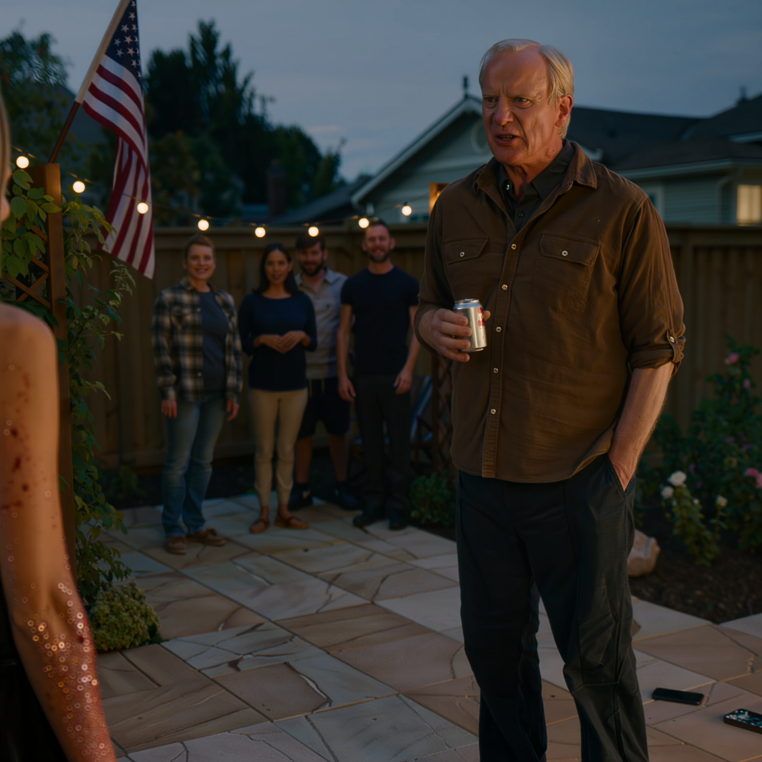 Søsteren min dumpet en hel bøtte med rød maling blandet med glitter på den hvite kjolen til datteren min på åtte år midt i pappas 60-årsdagsfest i bakgården vår i forstaden, og sendte det direkte som en spøk. Jeg slo iPhonen ut av hånden hennes for å skjerme barnet mitt, og faren min bjeffet: «Unnskyld. Du har opprørt alle.» Den kvelden ble klippet vridd og spredt over Facebook. Noen dager senere ga jeg dem en slutt de aldri hadde sett komme. – Nyheter