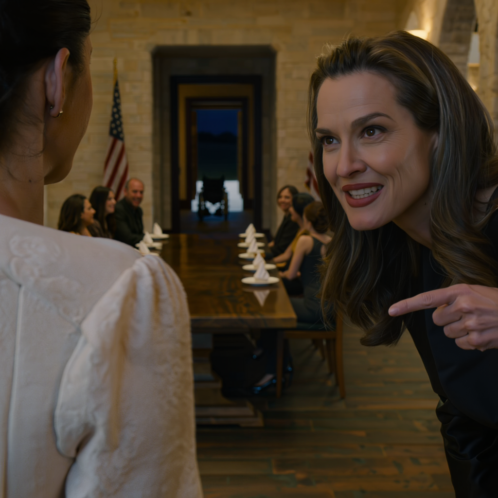 Under Thanksgiving-middagen spratt søsteren min opp, pekte rett på min 12 år gamle datter og hveste: «Vi vet alle at hun later som!» så rev sønnen hennes rullestolen vekk og hånle: «Da reis deg og gå!» Jeg gråt ikke. Jeg ringte bare én telefon. Fem minutter senere ble hele rommet stille. – Nyheter