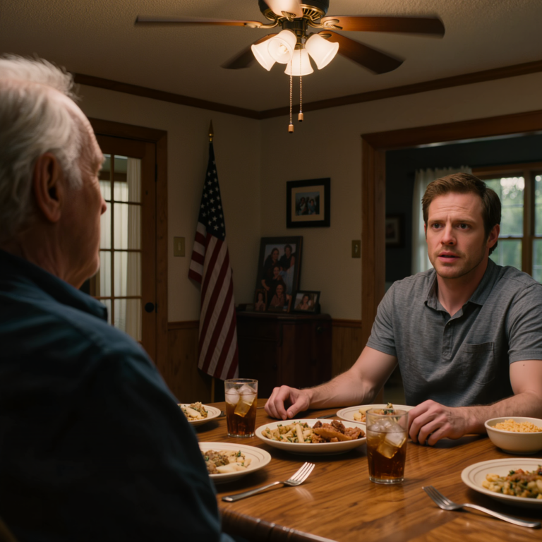 Illallisella poikani sanoi vaimonsa olevan raskaana – ja että he tarvitsisivat isomman talon. Hymyilin, sanoin: “Onnittelut”… ja sitten kysyin: “Ja miksi juuri se on minun ongelmani?” Koko pöytä hiljeni. – Uutiset