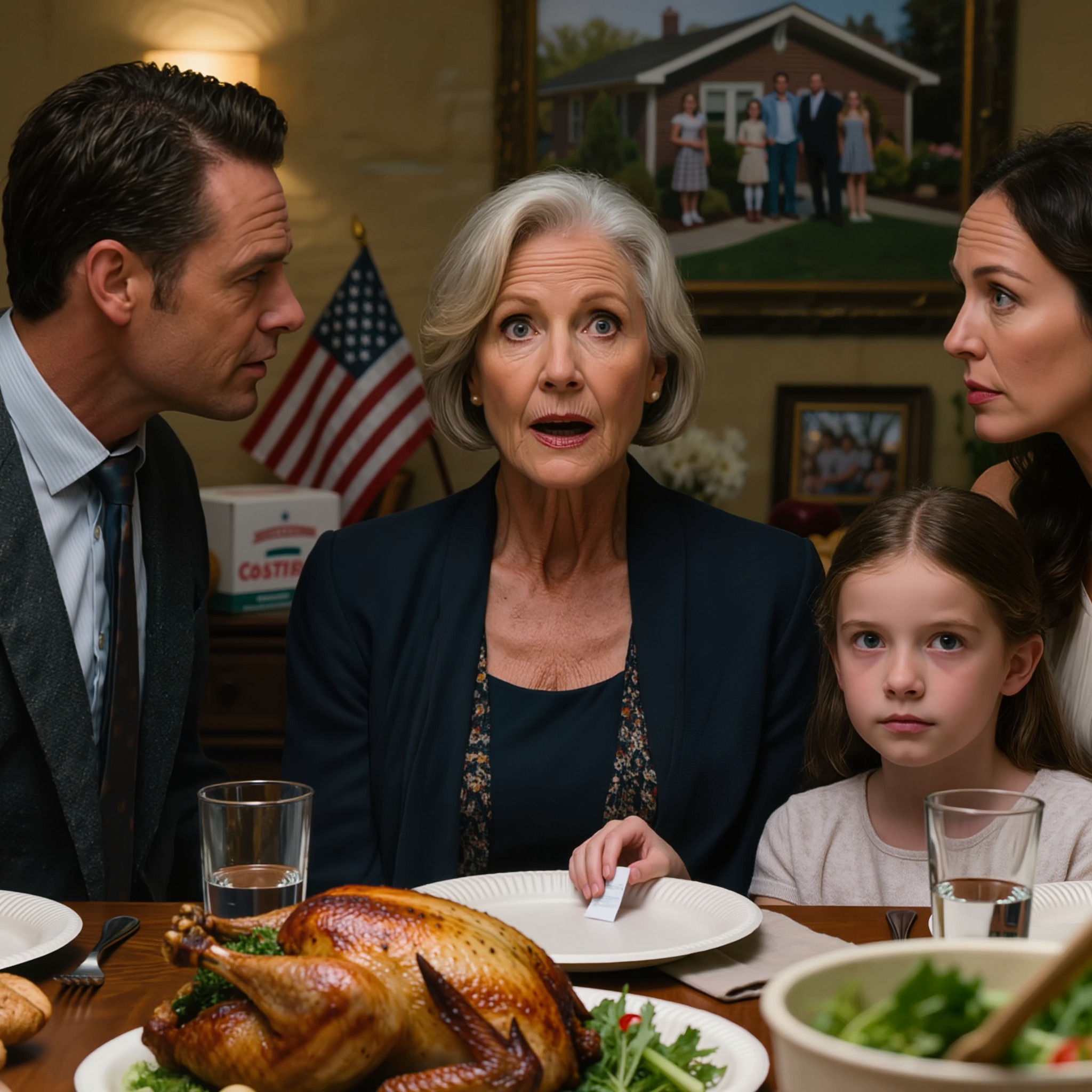 Under middagen la barnebarnet mitt stille en på tallerkenen min hvor det sto: «Bestemor, lat som du ikke føler deg bra og gå med en gang. Ikke still noen spørsmål.” Jeg var forvirret, men det var noe i ansiktet hennes som fikk meg til å stole på henne og gjøre akkurat det. Ti minutter senere… – Nyheter