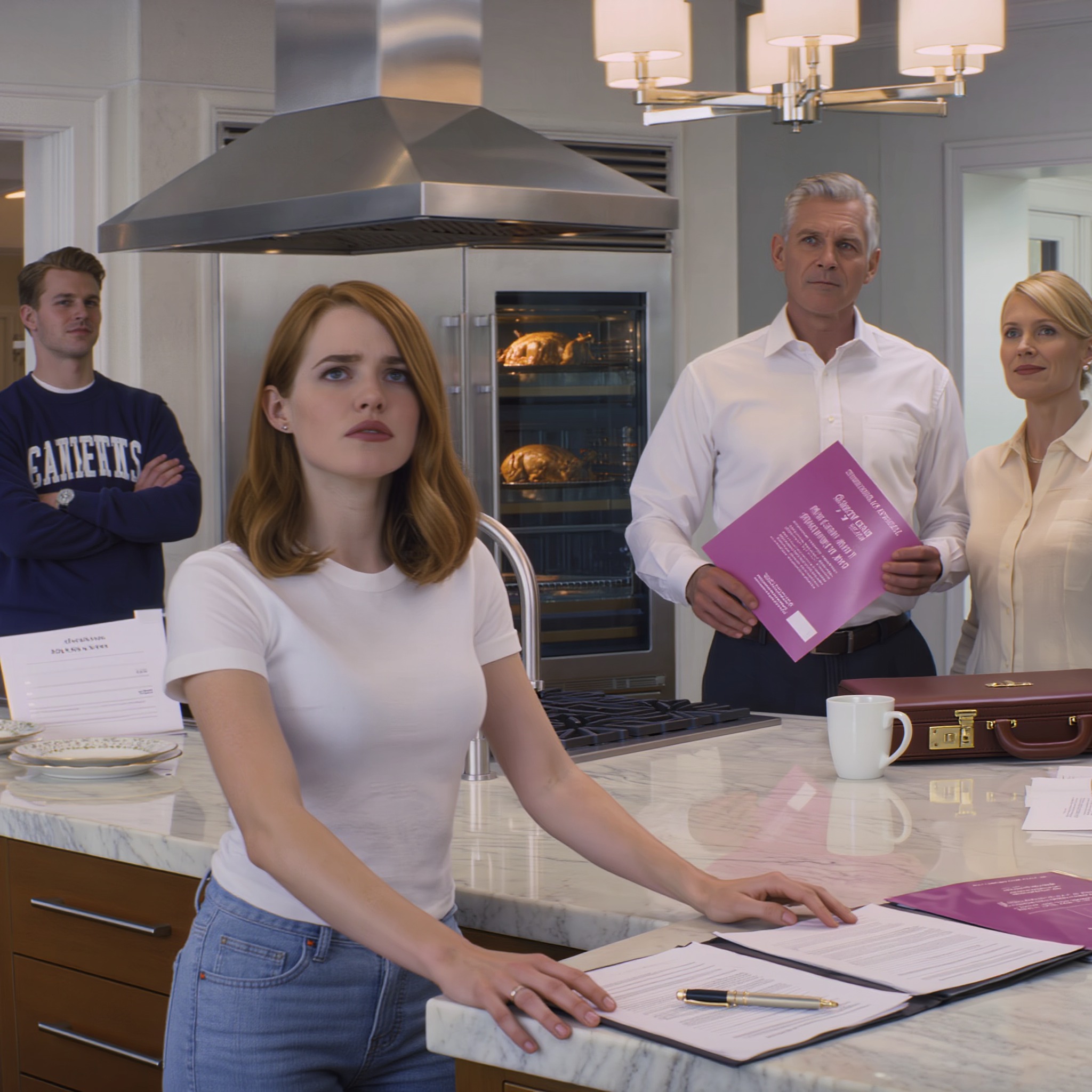 Byliśmy w prywatnym pokoju w jednym z eleganckich hoteli w centrum miasta, gdzie obsługa poruszała się cicho, sztućce nigdy nie lądowały zbyt głośno, a uśmiechy każdej rodziny wyglądały na droższe niż cokolwiek, co powiedział Nathan. Nathan wyciągnął moją dłoń pod stołem, kiedy to powiedziałem, i przez krótką chwilę byłem przekonany, że to może być ten wieczór, w którym jego rodzina w końcu potraktuje mnie tak, jakbym był tam na swoim miejscu.