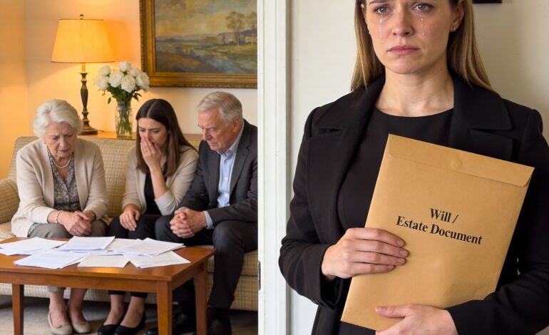 Jeg kom fra begravelsen for å fortelle foreldrene mine og søsteren min at mannen min hadde etterlatt meg 8,5 millioner dollar og 6 loftsleiligheter på Manhattan. Da jeg kom inn i huset, overhørte jeg foreldrene mine snakke. Det de sa fikk meg til å bli blek…