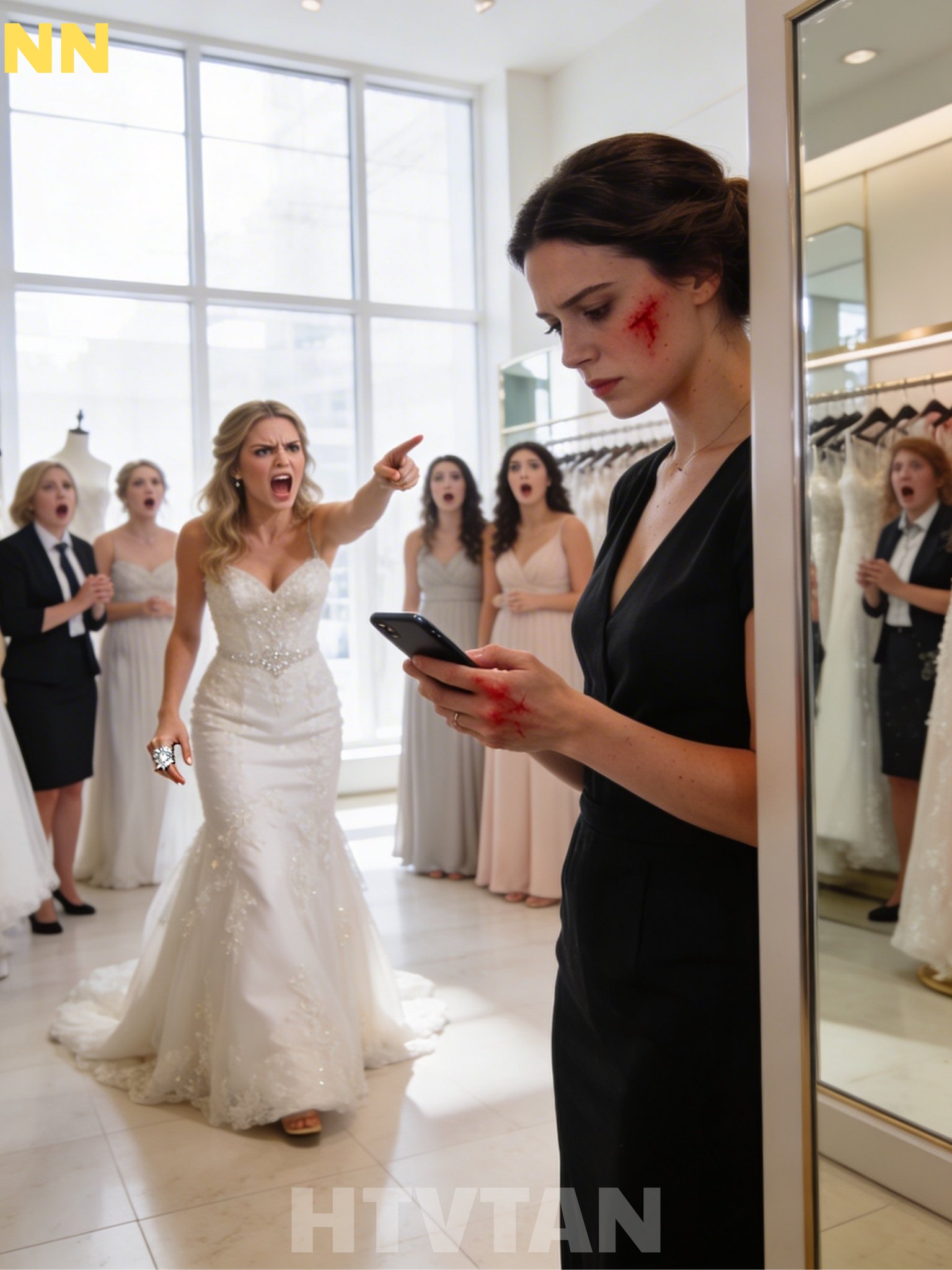 Søsteren min lot meg blø under kjoleprøvingen – så jeg ødela bryllupet hennes til 24 000 dollar med ett klikk