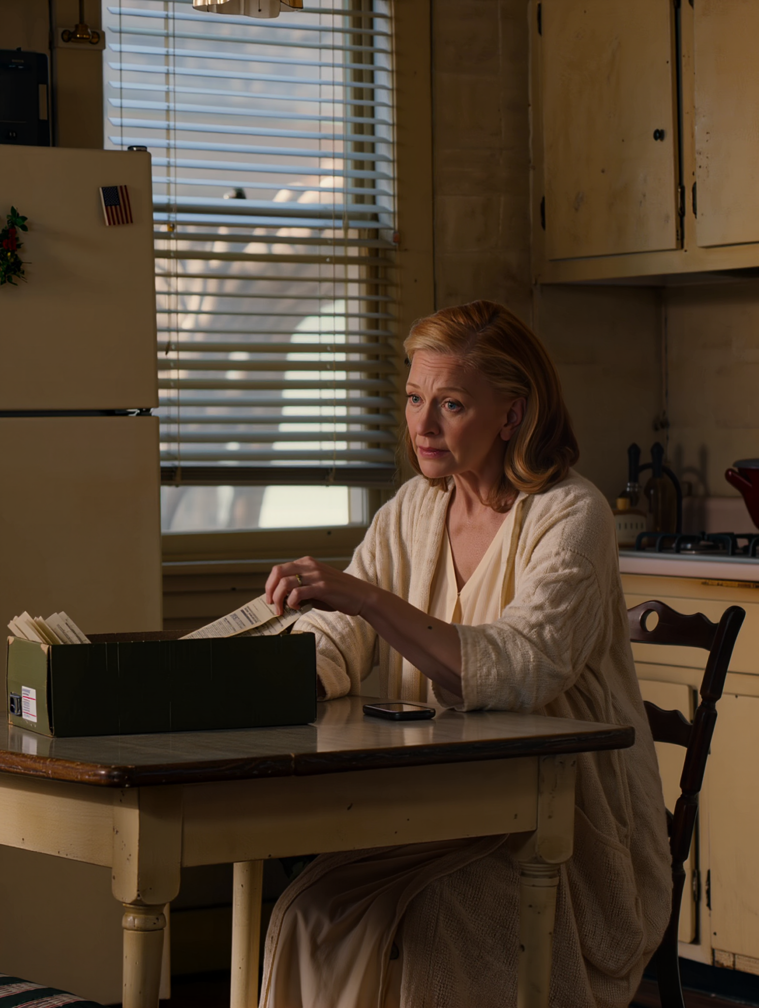 Aamuyöllä kahdelta poikani soitti Las Vegasin hotellista ja pyysi 9 000 dollaria, aivan kuin minun olisi edelleen odotettu rauhoittavan kaikki kriisit, joihin hän ja hänen vaimonsa eksyivät – mutta auringonnousuun mennessä olin keittiönpöydän ääressä lajittelemassa viidentoista vuoden kuitteja, ja jokin minussa oli vihdoin sammunut. – Uutiset