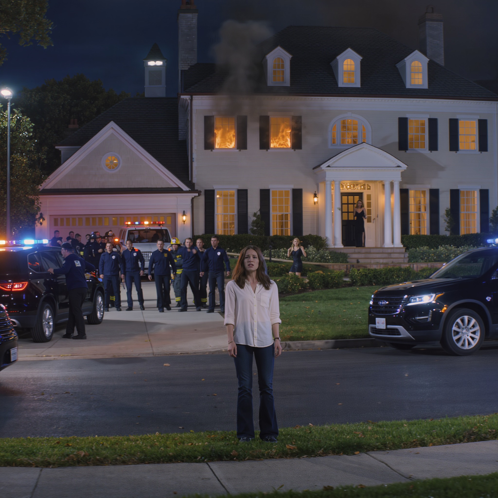 Kilenc évvel azután, hogy anyja eltemette a kamerák előtt, Trinity egy égő kúriával szemben áll, villogó FBI-reflektorokkal, kezében egy régi telefonnal, a képernyőn pedig egy üzenet világít: Élek. Hiányoztam?
