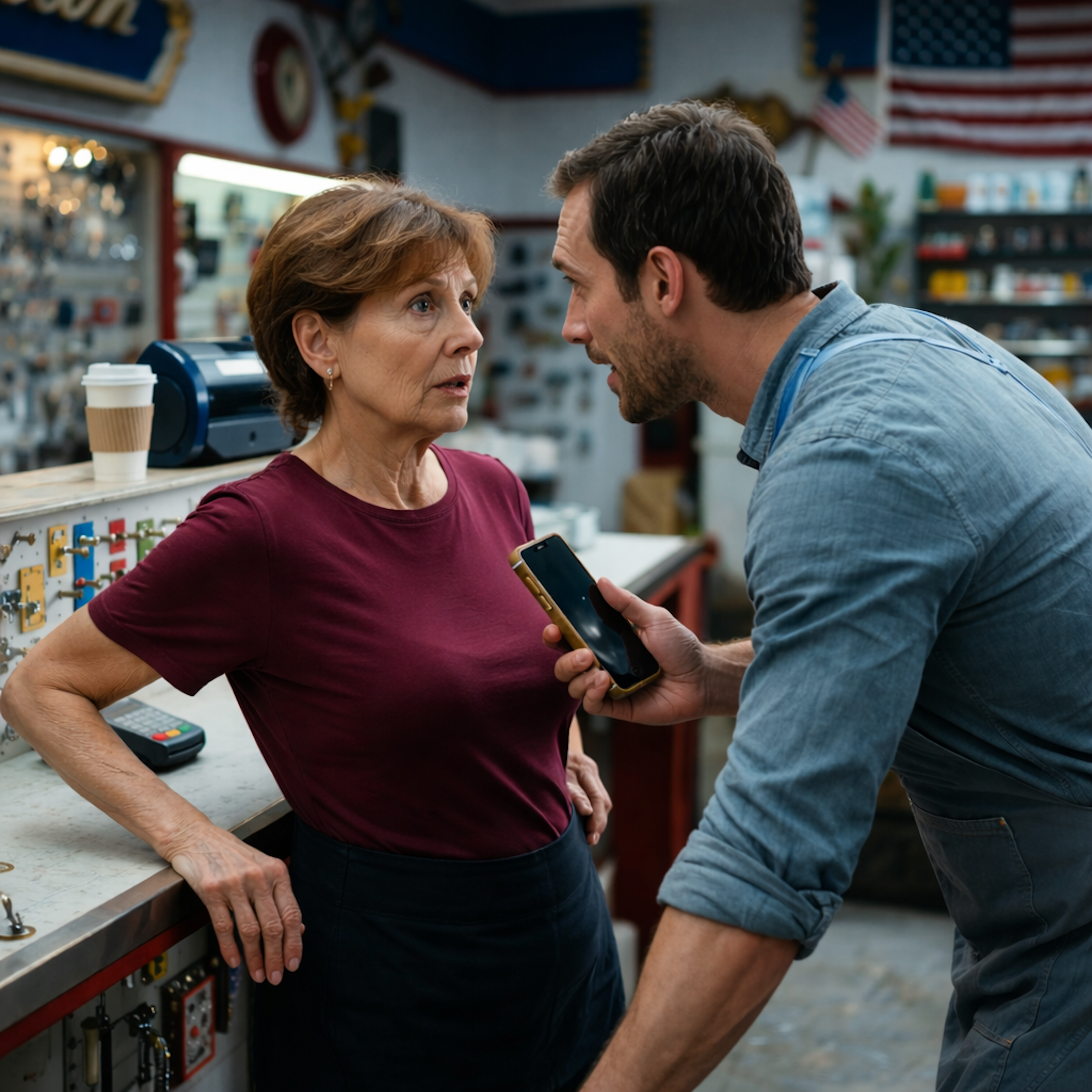 Zaniosłem telefon mojej synowej do naprawy. Technik, przyjaciel rodziny, cicho odciągnął mnie na bok i powiedział: „Musisz anulować karty, zmienić hasła i natychmiast wyjść”. Zdezorientowany zapytałem, czy coś się stało. Wtedy obrócił ekran w moją stronę. To, co zobaczyłem, zmieniło wszystko…