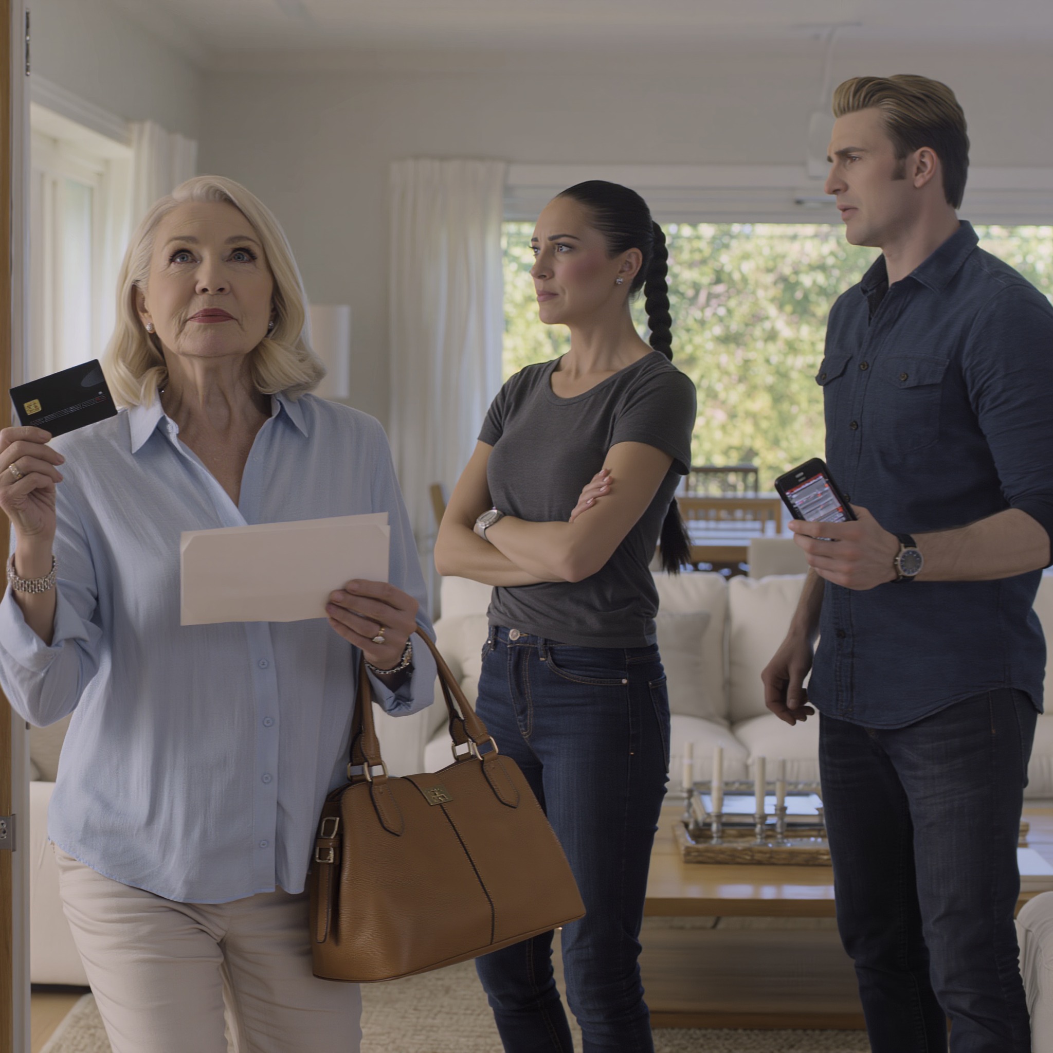 Muutin kaikki pankkitietoni ja siirsin eläkkeeni uudelle kortille, joka oli vain minun nimissäni. Kun pääsin kotiin, tyttäreni ja vävyni odottivat minua kasvot vihasta punoittaen. “Tiedätkö mitä juuri teit? Hän melkein pyörtyi siinä pankkiautomaatissa!” tyttäreni kiristi hampaitaan. Hymyilin hieman ja vastasin yhdellä lauseella, ja sillä hetkellä kaikki muuttui. – Uutiset