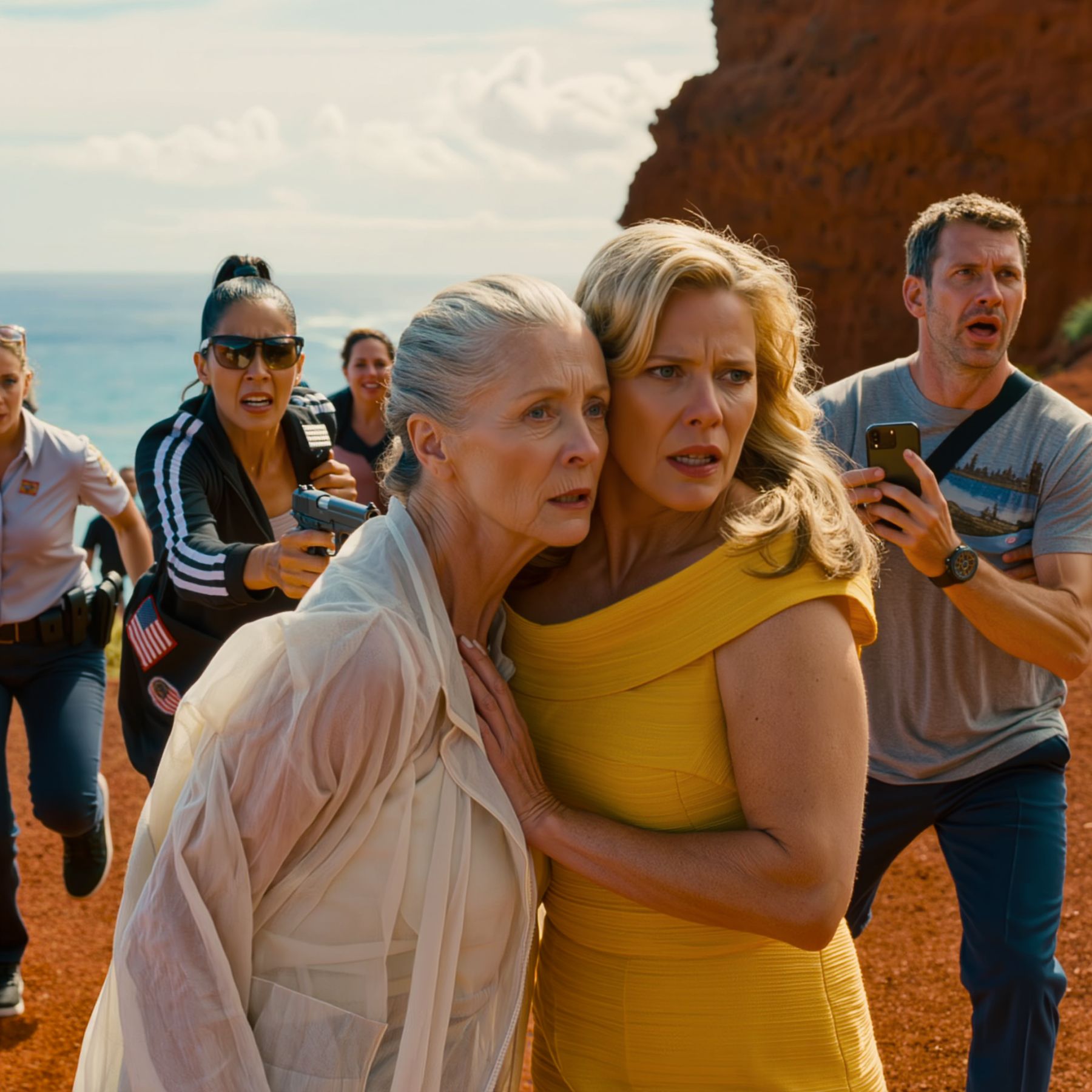 Saavuin lentokentälle matkustaakseni tyttäreni kanssa. Maahanmuuttoviranomainen tarttui yhtäkkiä minuun ja kuiskasi: “Teeskentele, että pidätän sinut, ja pysy hiljaa.” Luulin hänen vitsailevan, mutta hän nosti esiin FBI-merkkinsä ja sanoi: “Ei ole aikaa.” – Uutiset