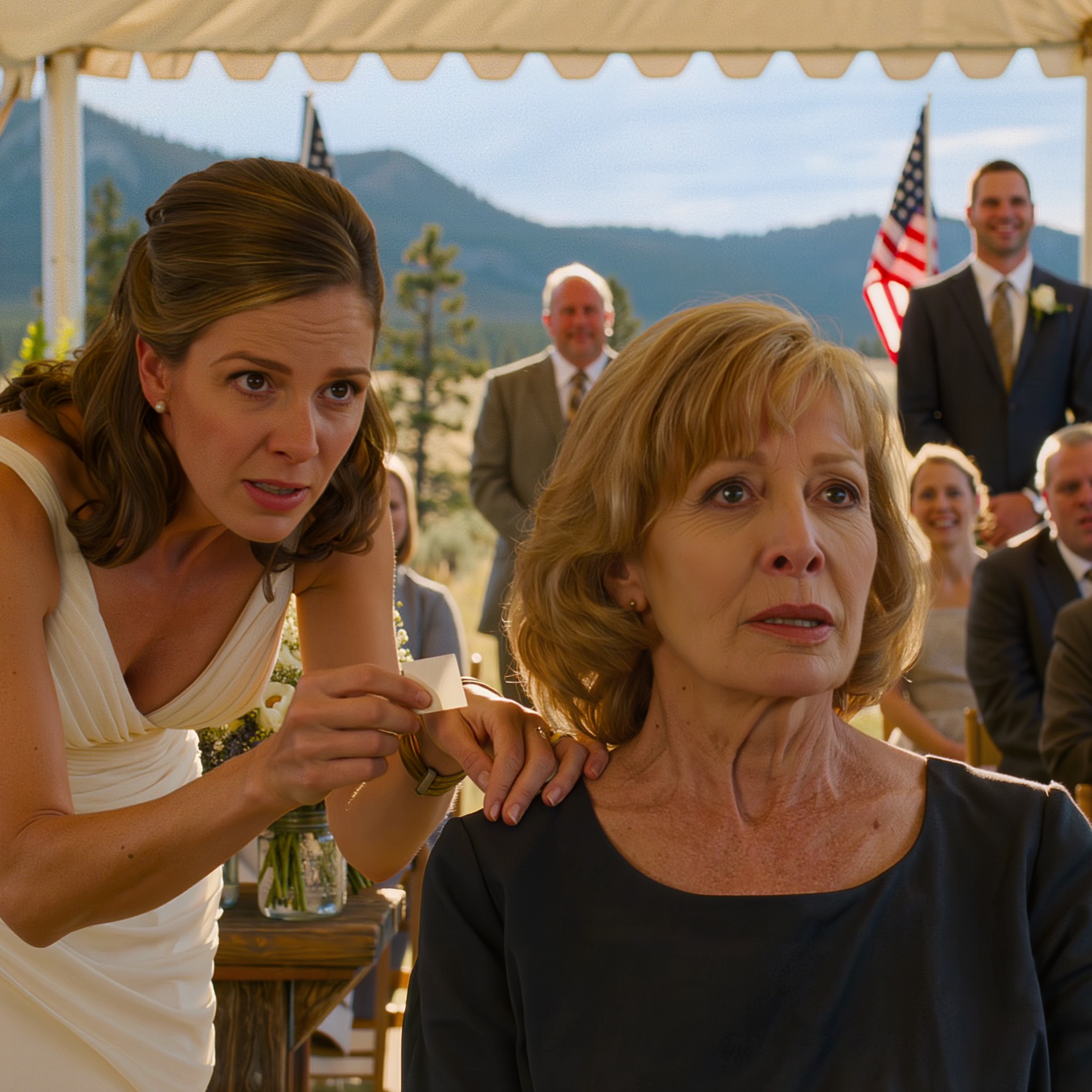 Tyttäreni antoi minulle häidensä aikana kimpustaan ​​viestin, jossa luki “Äiti, auta minua” – Uutiset