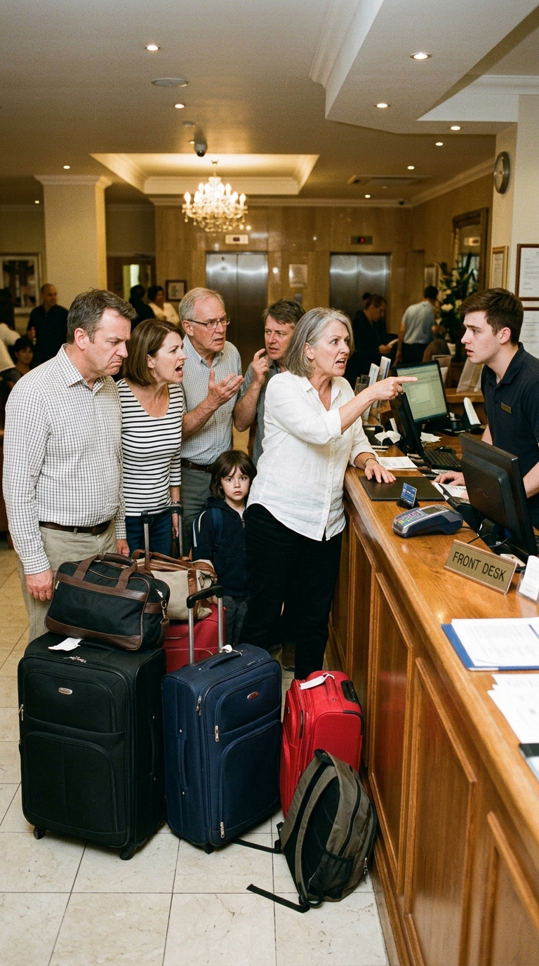Kahdeksan vuoden “unohdetun” ja sanotun jälkeen, ettei minulle ollut tilaa, ostin rantakohteen ja täytin hiljaisesti jokaisen sviitin kuukausia etukäteen. Kun äitini yhtäkkiä soitti innoissaan voidessaan tuoda koko perheen sinne ilmaiseksi, pidin ääneni rauhallisena ja kerroin hänelle, että kaikki oli varattu. Aivan kuten hänen talossaan, minunkin talossani ei ollut tilaa.