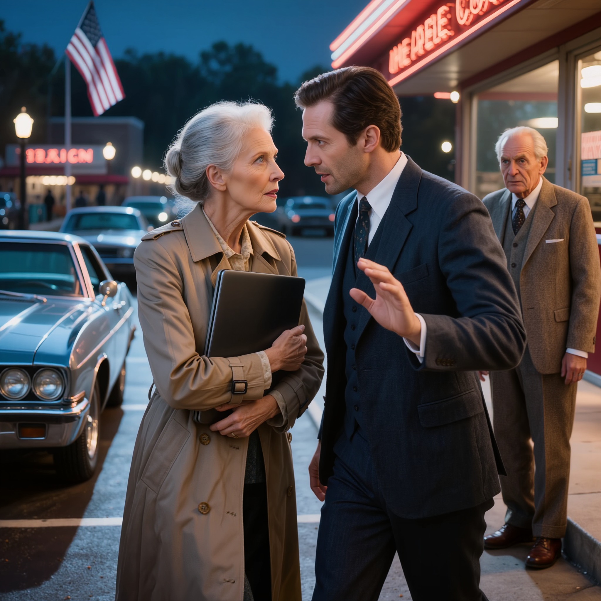Tyttäreni hautajaisten jälkeen menin töihin kuivapesulaan pitääkseni itseni kiireisenä. Eräänä päivänä vanhempi asiakas, joka toi säännöllisesti kalliita pukuja, nojautui lähemmäs ja kuiskasi: “Tyttäresi poismenossa on enemmän kuin sinulle kerrottiin.” Hän sujautti kortin käteeni, kohtasi katseeni ja lisäsi: “Jos joku kysyy, et saanut tätä minulta.”
