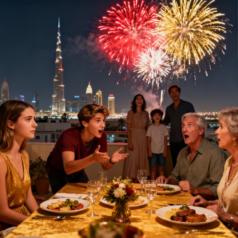 Illallisella serkkuni sanoi: “En malta odottaa uudenvuodenmatkaa. Vanhempani palelivat. He suunnittelivat perhelomaa ilman lapsiani.” En sanonut mitään. Sen sijaan vein perheeni Dubaihin ja laitoin ilotulituksen kuvakaappaukseen. Isäni seuraavana aamuna tekemä raivohuuto paljasti heidän valheensa kaikille… – Uutiset