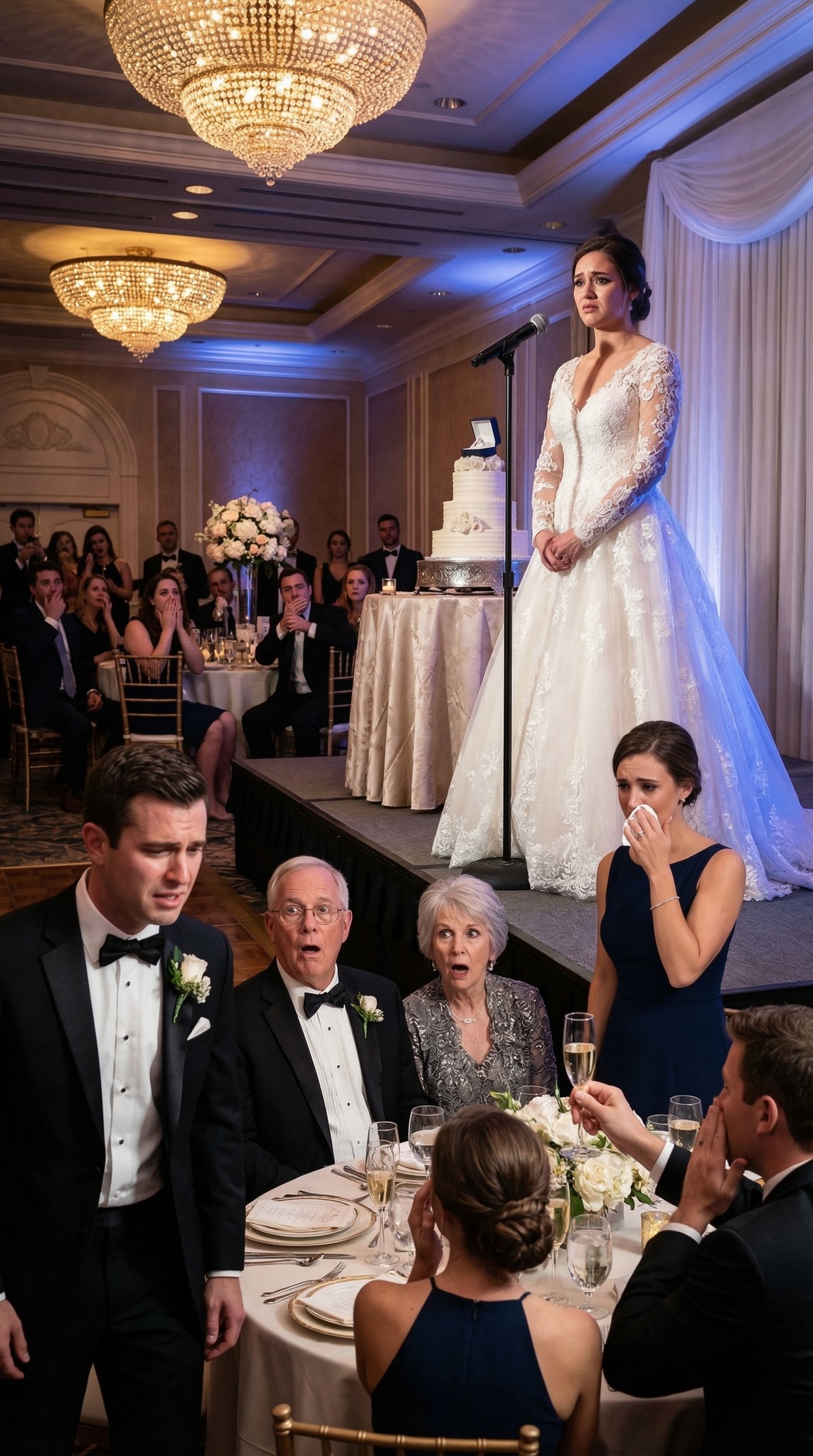 Appivanhempani viettivät häämaljaa pilkaten äitini köyhyyttä viihdyttääkseen 500 vierasta, ja kun kihlattuni liittyi nauruun, tajusin, etten mennyt naimisiin perheen kanssa – astuin kyykäärmeiden pesään. Otin hiljaa mikrofonin, paljastin salaisuuden heidän “onnestaan”, joka sai musiikin pysähtymään, ja jätin sormuksen kakkuun kävellessäni ulos ikuisiksi ajoiksi.