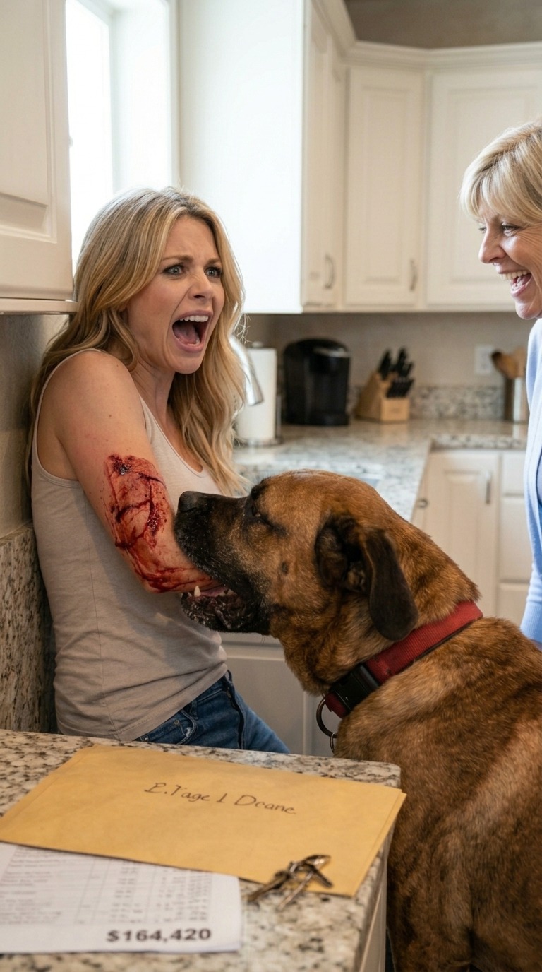 ”Olen aina pelännyt koiria, ja anoppini oli tästä hyvin tietoinen. Kun perin 3,3 miljoonaa dollaria, hän vaati sitä, ja kun kieltäydyin, hän pakotti koiransa kimppuuni. Kun koirani puri minua, soitin miehelleni kyydin saamiseksi sairaalaan, mutta hän sanoi olevansa liian kiireinen ja käski minun mennä yksin. Menin sairaalaan yksin ja lähetin heille yllätyksen, jota he eivät koskaan unohtaisi.” – Kuninkaalliset