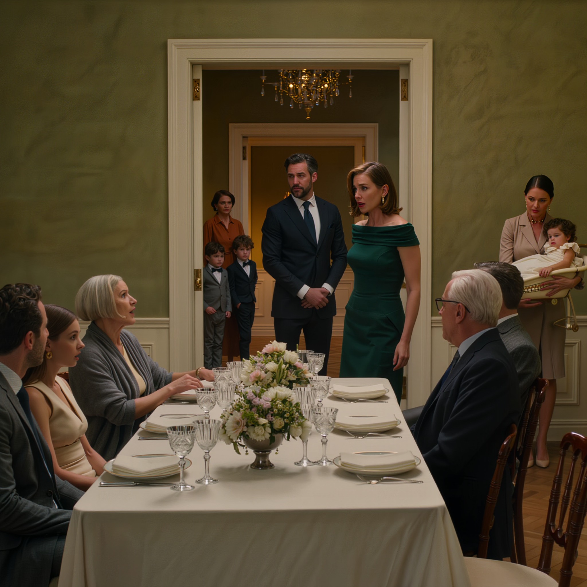 “34-vuotias ja edelleen sinkku?” siskoni ilmoitti äidin syntymäpäivälounaalla. “Jäät lopulta yksin ilman perhettä.” Kaikki hiljenivät. Isä lisäsi: “Niin sääli.” Hymyilin vain ja katsoin kelloani. Sitten ravintolan ovet avautuivat. Mieheni – arvostettu kirurgi – käveli sisään viisivuotiaiden kaksosten kanssa. Heidän takanaan lastenhoitaja kantoi kuuden kuukauden ikäistä lastamme. Siskoni leuka loksahti, kun mieheni puhui… – Uutiset