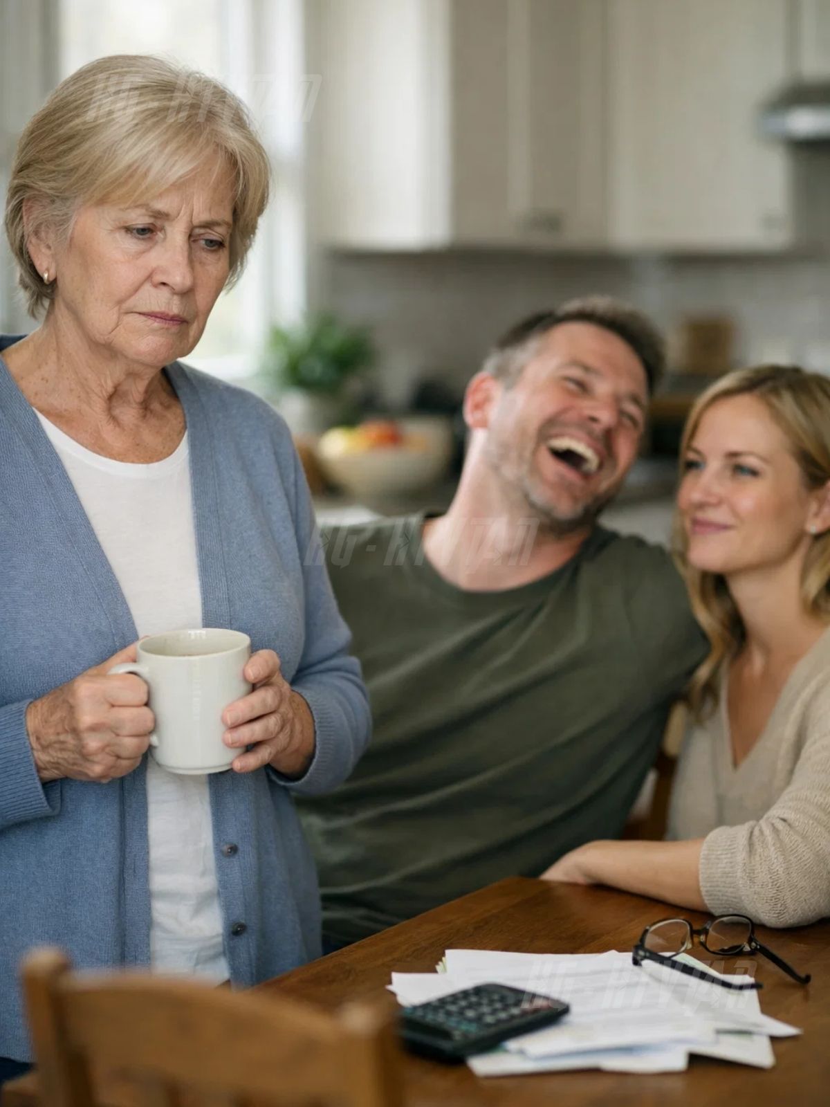 Poikani oikeasti nauroi, kun kerroin hänelle, että minulla oli vielä säästöjä, vaikka olin pitänyt pientä pesulaa Portlandissa kolmekymmentä vuotta. Se ei ollut kohtelias nauru – sellainen helppo, vähättelevä nauru, joka sanoo, että joku on jo päättänyt tulevaisuutesi puolestasi. Hänen mielestään olin seitsemänkymmentäkaksivuotias, leski, hiljainen ja tarpeeksi lähellä loppuaan, että mikä tahansa omaisuuteni kuuluisi pian joka tapauksessa hänen perheelleen. Annoin hänen nauraa. Kaadoin kahvin. Sanoin hyvin vähän. Mutta kolme päivää myöhemmin, kun seisoin yksin keittiössäni tekemässä teetä, pankki soitti vahvistaakseen pyynnön siirtää nimissäni olevan tilin hallintaoikeus. En ollut valtuuttanut mitään. Sillä hetkellä, kun vedenkeitin oli vielä lämmin ja talo tuntui yhtäkkiä paljon pienemmältä, tajusin, että perheeni oli tehnyt saman virheen vuosia: he luulivat, että ikä oli tehnyt minusta vaarattoman. He eivät ymmärtäneet, että olin viettänyt koko elämäni huomaten tarkalleen, milloin jonkun käsi liikkui sinne, minne se ei kuulunut. – Uutiset