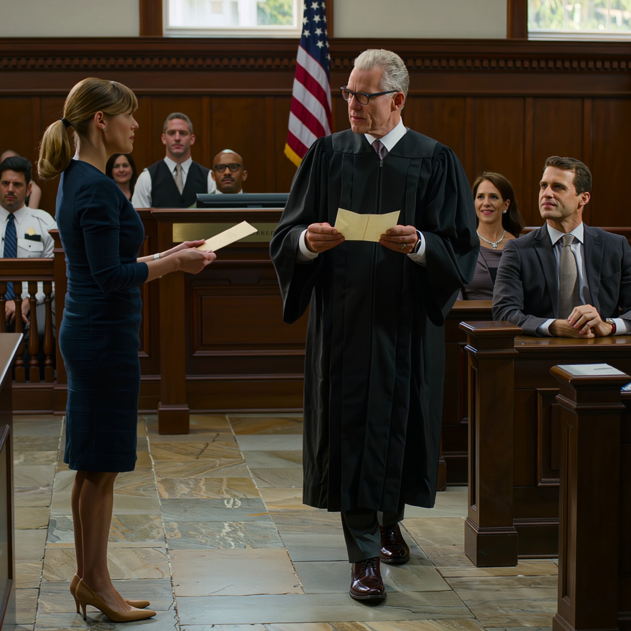 Isäni näytti ylpeältä oikeussalissa. “Kolme loma-asuntoa Floridan Keysissä ovat meidän”, äitini hymyili. “Perintö ei jätä hänelle mitään.” Tuomari avasi kirjeeni, silmäili sen läpi ja päästi sitten hiljaisen naurun. Hän sanoi pehmeästi: “No… tämä on mielenkiintoista.” He pysähtyivät – Uutiset