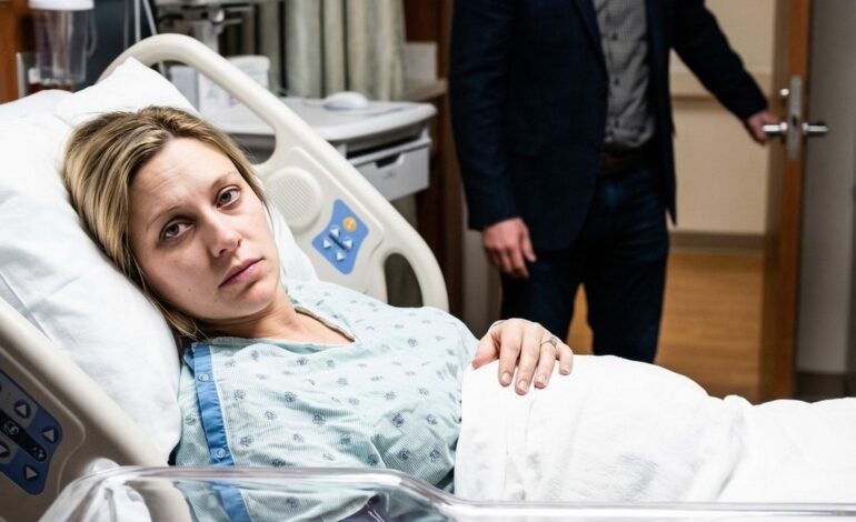 Kuusi kuukautta avioeroni jälkeen ex-mieheni soitti ja sanoi: “Haluan kutsua sinut häihini.” Katsoin vastasyntynyttä lastani ja kuiskasin: “Synnytin juuri. En ole menossa minnekään.” Sitten hänen äänensä muuttui: “…Mitä sanoit?” Puolikymmentä minuuttia myöhemmin hän ryntäsi sairaalahuoneeseeni, tuijotti vauvaa ja kysyi: “Claire… onko tuo minun tyttäreni?” Luulin, että pahin oli ohi. Olin väärässä.