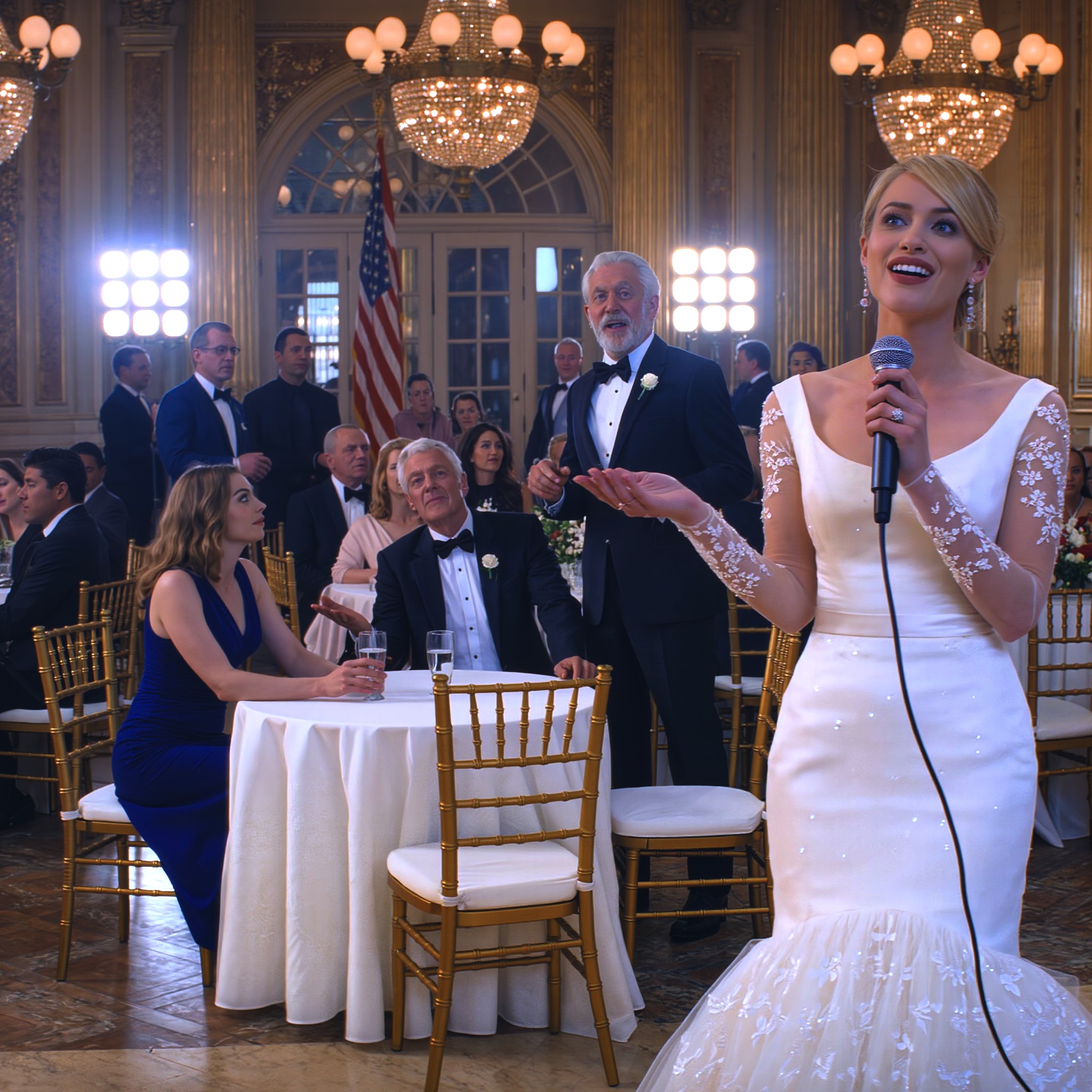 Moja siostra śmiała się i nazwała mnie „tylko pielęgniarką” przed 120 gośćmi weselnymi – ale ojciec pana młodego nie przestawał się na mnie gapić, a kiedy w końcu wstał od stołu głównego, cała sala ucichła, zanim ktokolwiek zrozumiał, co miał zamiar powiedzieć