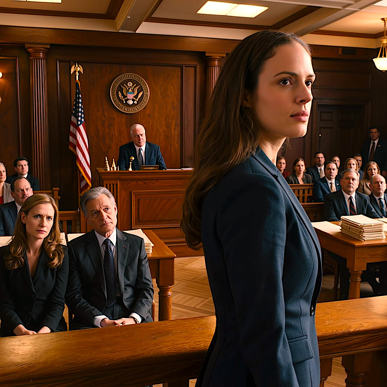 „To po prostu bezużyteczna dziewczyna” – powiedzieli moi rodzice przed wszystkimi w sądzie. Milczałem, pozwalając im kontynuować, aż sędzia zapytał ich prawnika: „Naprawdę nie wiesz, kim ona jest?”. Prawnik zamarł… zadowoleni uśmiechy moich rodziców zniknęły, a w sali zapadła cisza.