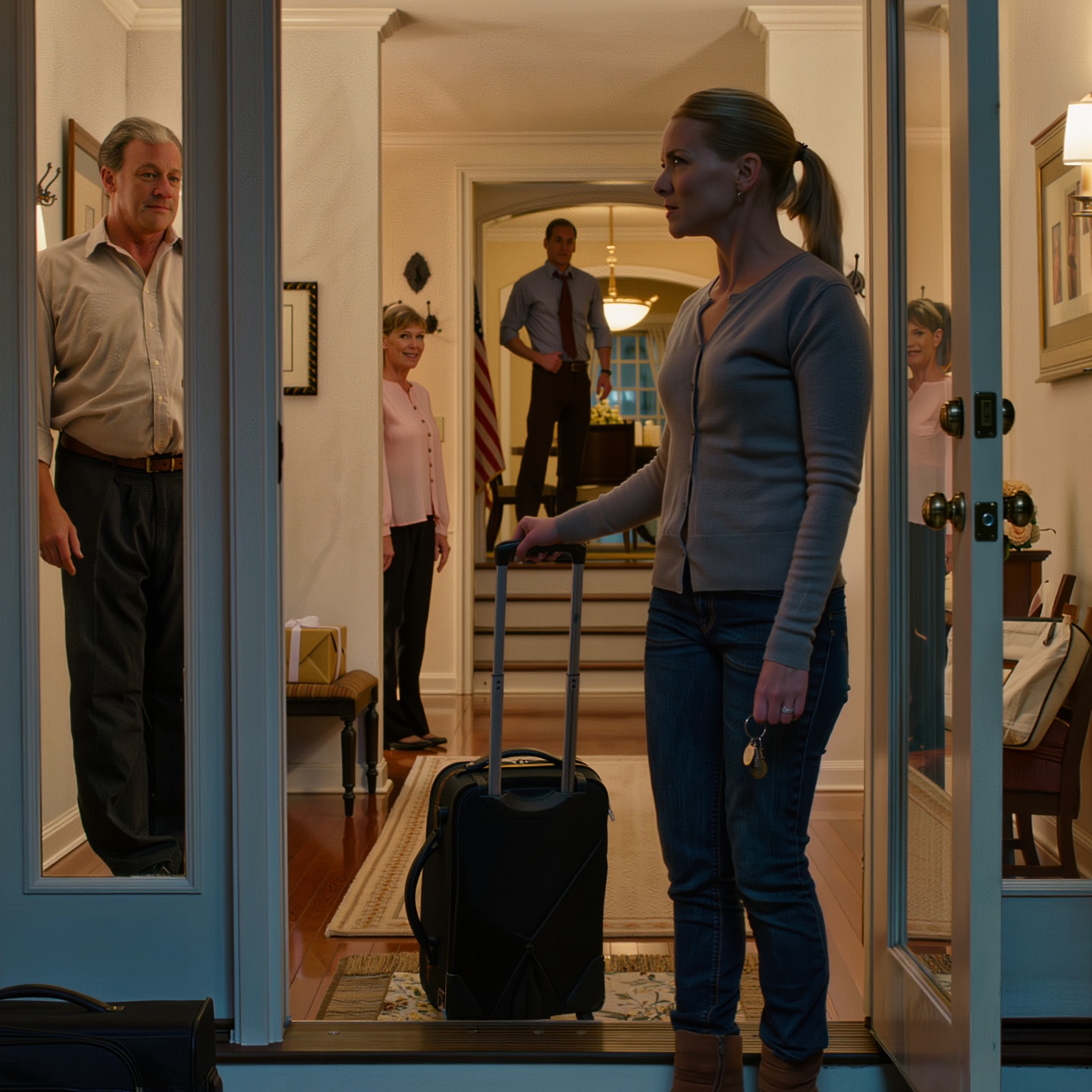 Vanhempani sanoivat: “Paras lahja veljesi häihin on antaa hänelle hieman omaa tilaa.” En anellut. Pakkasin vain tavarani, nappasin avaimet ja astuin ulos. Ovi sulkeutui takanani kuin piste. Hääpäivä koitti… ja jättämäni hiljaisuus ei pysynyt kauaa. Yksi rauhallinen kävely ajotielle muuttui ketjureaktioksi päätöksiä, jotka muuttivat koko päivän, ilman yhtäkään korotettua ääntä. – Uutiset