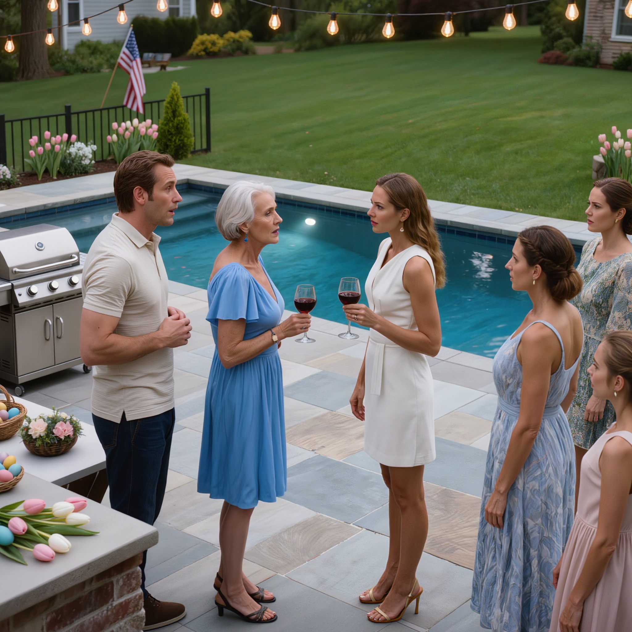 Uima-allasjuhlissa miniäni katsoi minua ja kysyi: “Miltä tuntuu olla tämän perheen taakka?” Kaikki nauroivat – jopa poikani. Hymyilin vain, otin kulauksen juomaani ja sanoin: “Mielenkiintoinen kysymys. Miltä tuntuu tietää, että on tasan kaksi viikkoa jäljellä talossani?” – Uutiset