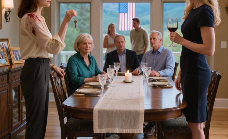 Illallisella siskoni läikyti viiniä päälleni ja sanoi: “Sinulla on aikaa auringonnousuun asti lähteä ulos.” Vanhempani olivat samaa mieltä. Hymyilin vain, pudotin avaimen pöydälle ja sanoin: “Sitten sinulla on 60 sekuntia…” – Uutiset