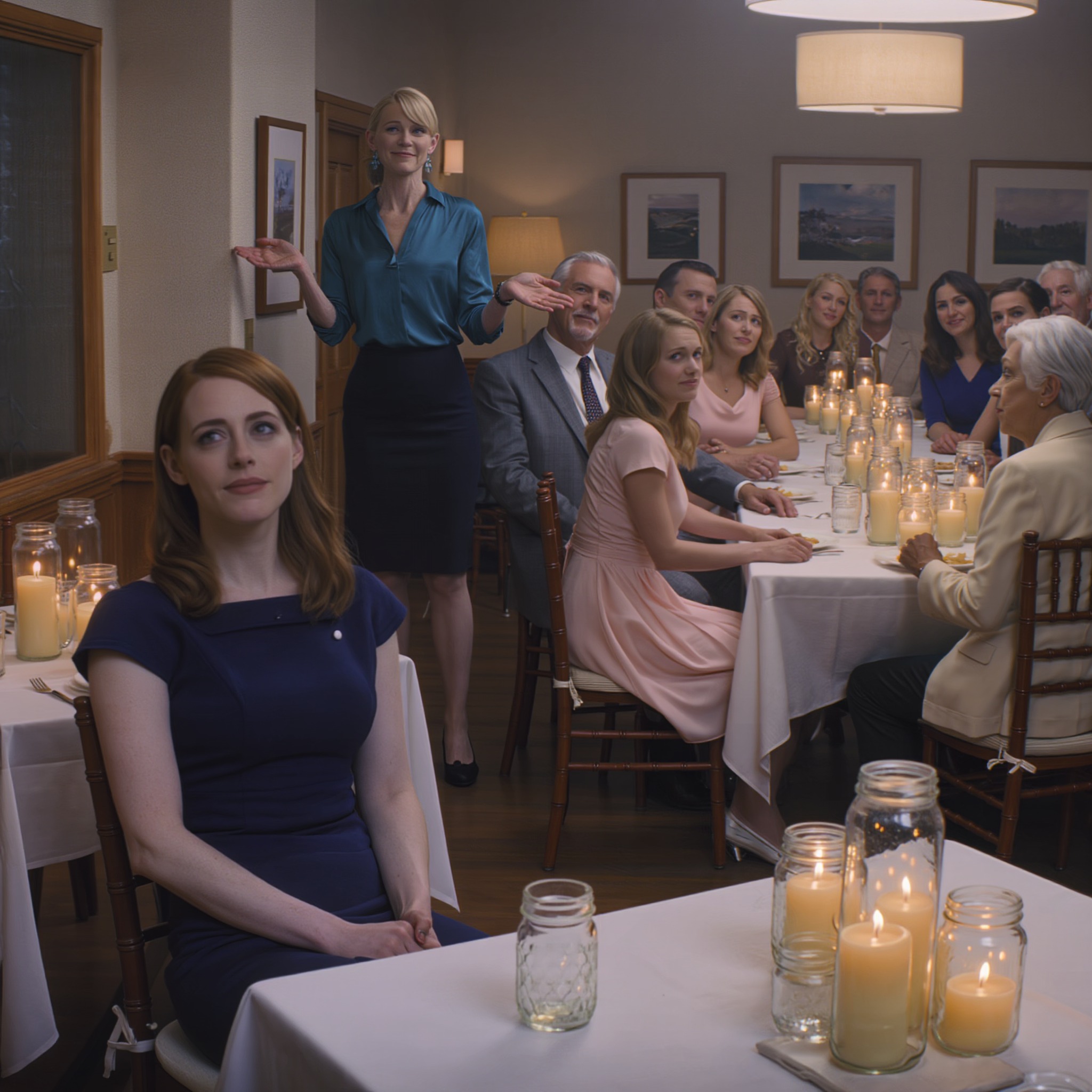 Siskoni kihlajaisillallisilla äiti hymyili sulhasen perheelle ja sanoi: ”Tämä on toinen tyttäremme – hän siivoaa taloja työkseen.” Isä lisäsi: ”Olemme luopuneet hänestä.” Sitten sulhasen äiti tuijotti minua, pysähtyi täysin ja kuiskasi: ”Odota… sinä olet se nainen, joka…” Huone hiljeni, ja ensimmäistä kertaa elämässäni äitini näytti pelokkaalta. – Uutiset