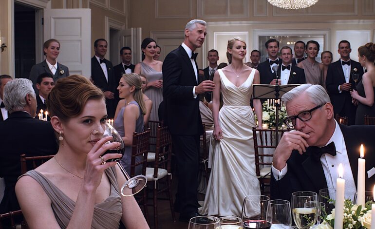 Piętnaście lat po tym, jak mój ojciec postawił moją walizkę na ganku i wykluczył mnie z rodziny, próbował mnie upokorzyć na ślubie mojej siostry przed 250 gośćmi – nie wiedząc, że panna młoda spędziła miesiące, przyprowadzając mnie tam z jakiegoś powodu