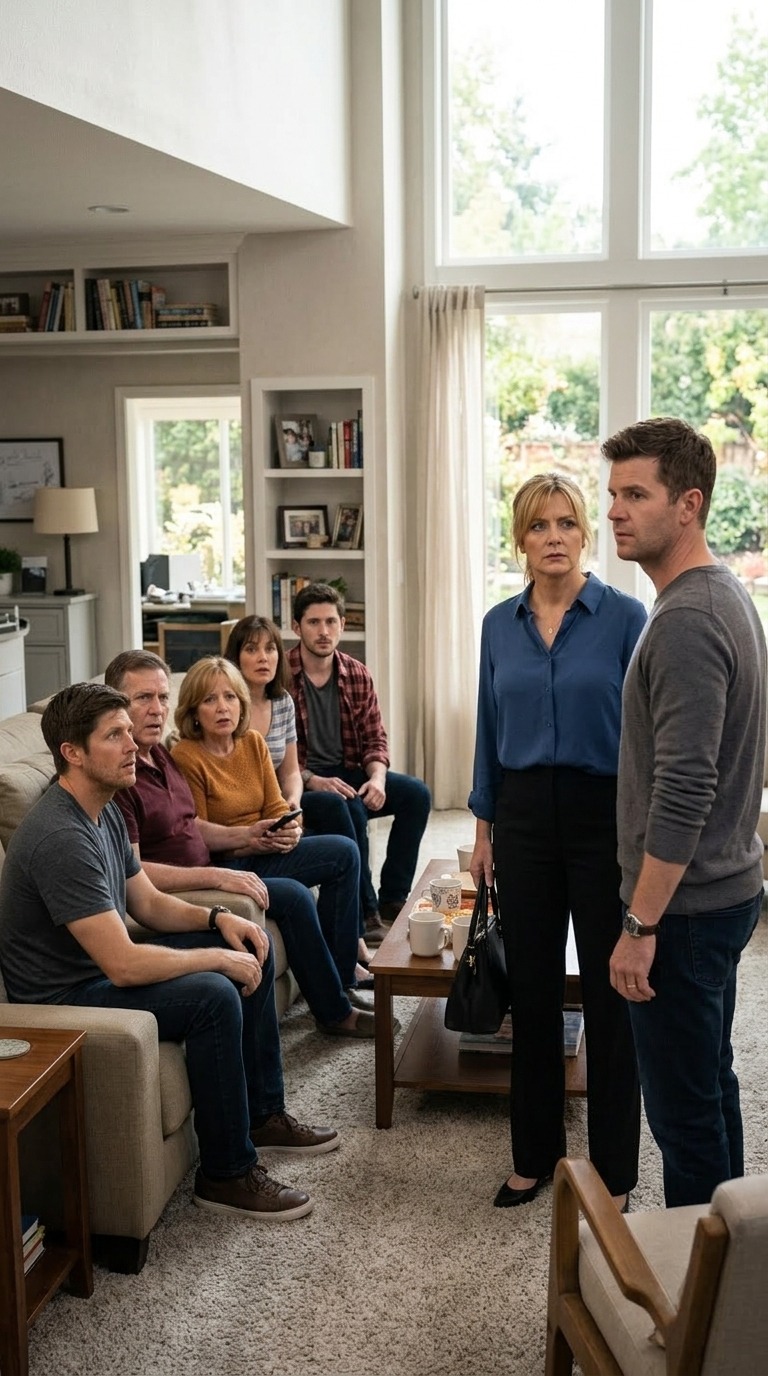 “Avasin oven pitkän työpäivän jälkeen – ja näin kuusi mieheni sukulaista mukavasti asettuneina odottamassa illallista. Hymyilin kohteliaasti, kävelin makuuhuoneeseen ja suljin oven perässäni. Minulla ei ollut aikomustakaan kokata – olin jo syönyt kotimatkalla… – Kuninkaalliset