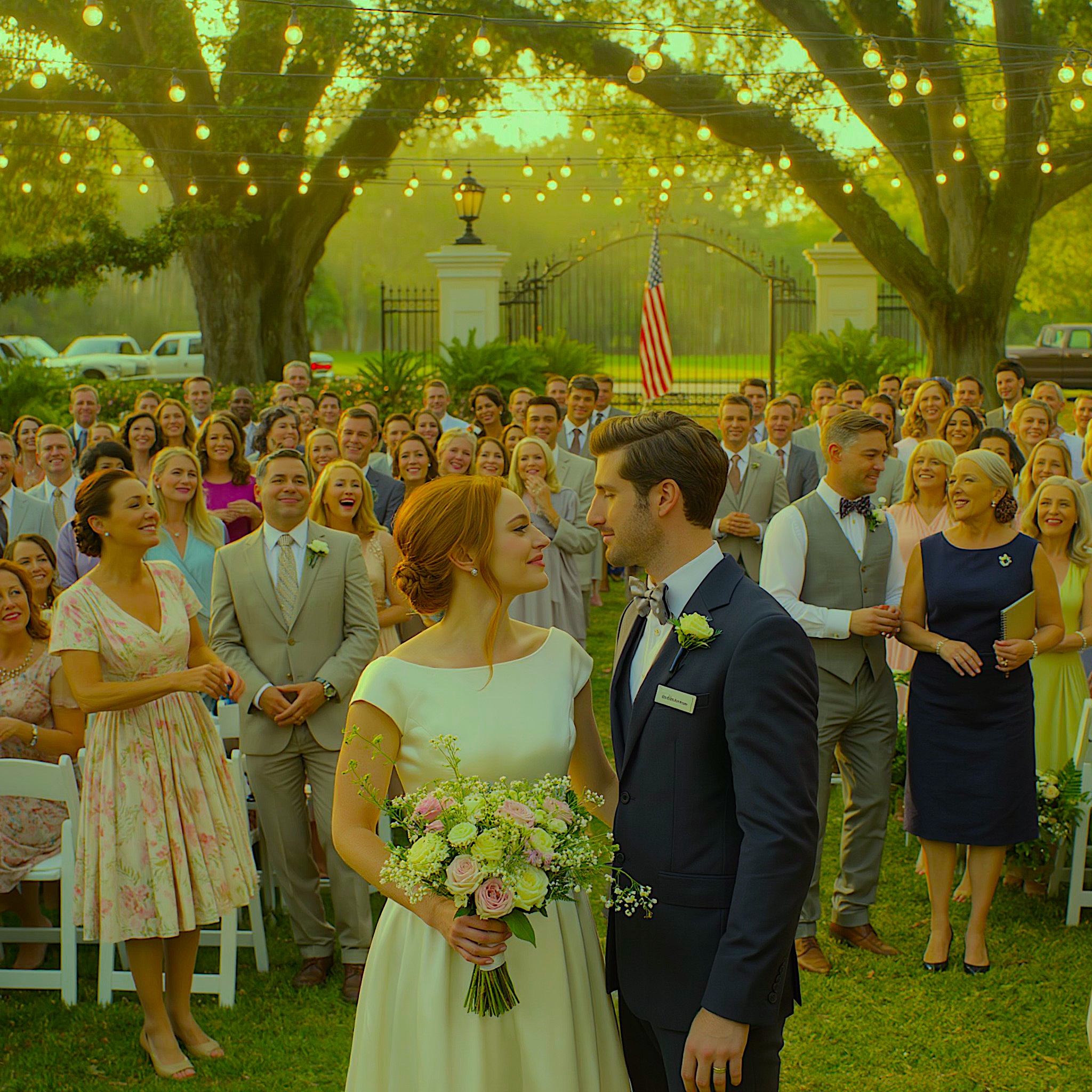 Moja matka odwołała mój ślub za moimi plecami, powiedziała mojemu narzeczonemu, że jestem „wadliwym towarem” i przyjechała, spodziewając się, że zobaczy, jak się rozpadam – ale podczas gdy prawie 200 gości śmiało się pod lampkami w innym miejscu, ona podeszła do bramy w perłach i szpilkach, tylko po to, by usłyszeć słowa, których nigdy nie spodziewała się, że ktoś do niej powie