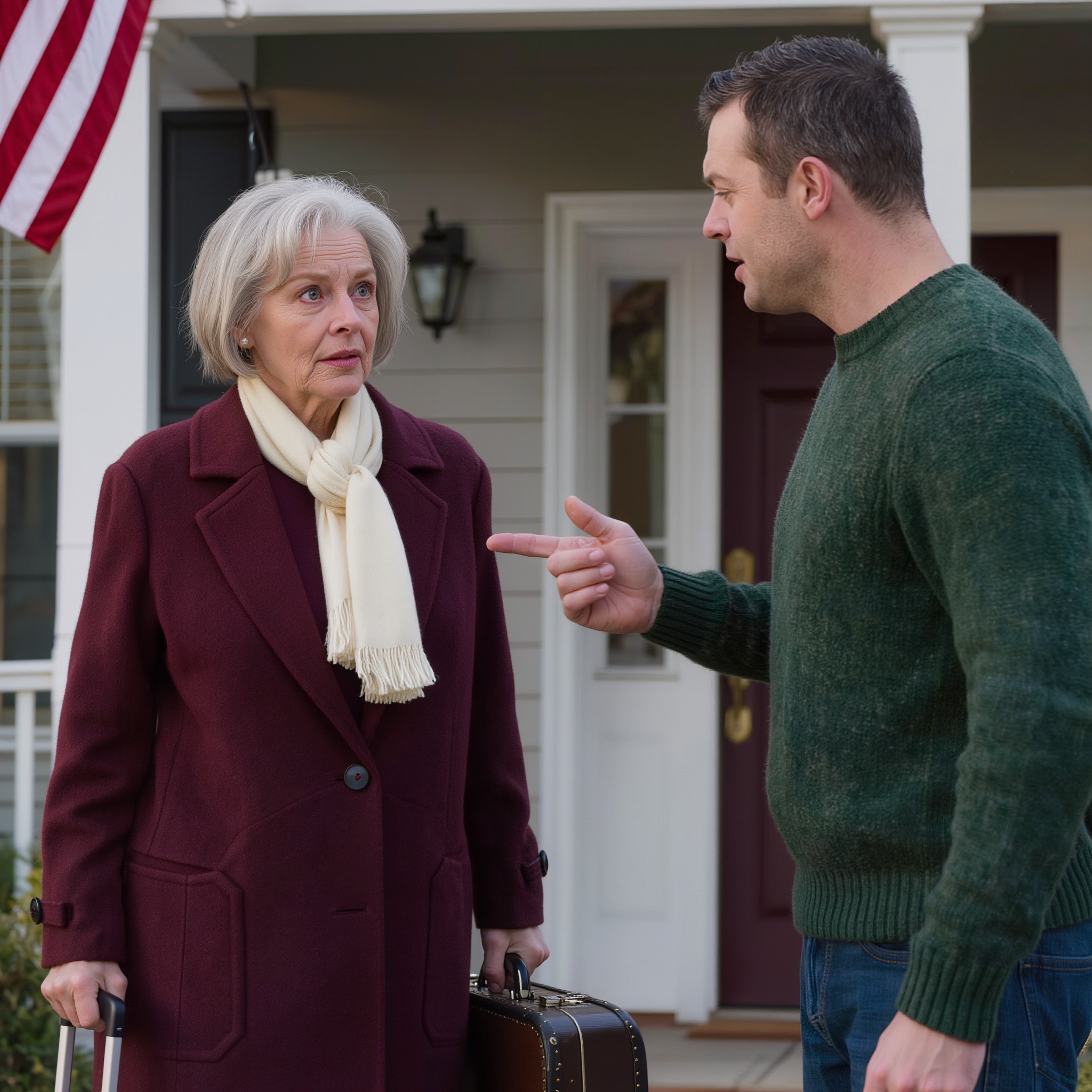 “Meillä on muita suunnitelmia.” “Tarvitsemme vain hieman tilaa tänä vuonna.” “Lapset ovat herkässä iässä.” Kuuden tunnin ajomatkan jälkeen Mainesta minut käännytettiin pois sen kodin ovella, jonka ostamisessa olin aikoinaan auttanut heitä. Kirjauduin hiljaa hotelliin ja vietin lomat yksin ensimmäistä kertaa 38 vuoteen – mutta vain kaksi viikkoa myöhemmin vävyni soitti uudelleen, koska tuo kolmen miljoonan dollarin talo, ainakin paperilla, oli edelleen minun nimissäni. – Uutiset