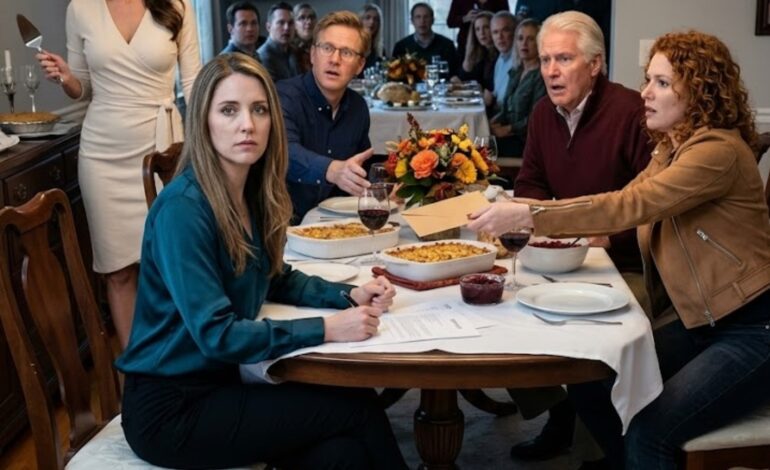 GDY MÓJ TEŚ PRZESUWAŁ NOTARIALNE DOKUMENTY ROZWODOWE PO STOLE NA ŚWIĘTO DZIĘKCZYNIENIA PRZED 22 GOŚĆMI, MÓJ MĄŻ NAWET NIE SPOJRZAŁ MI W OCZY