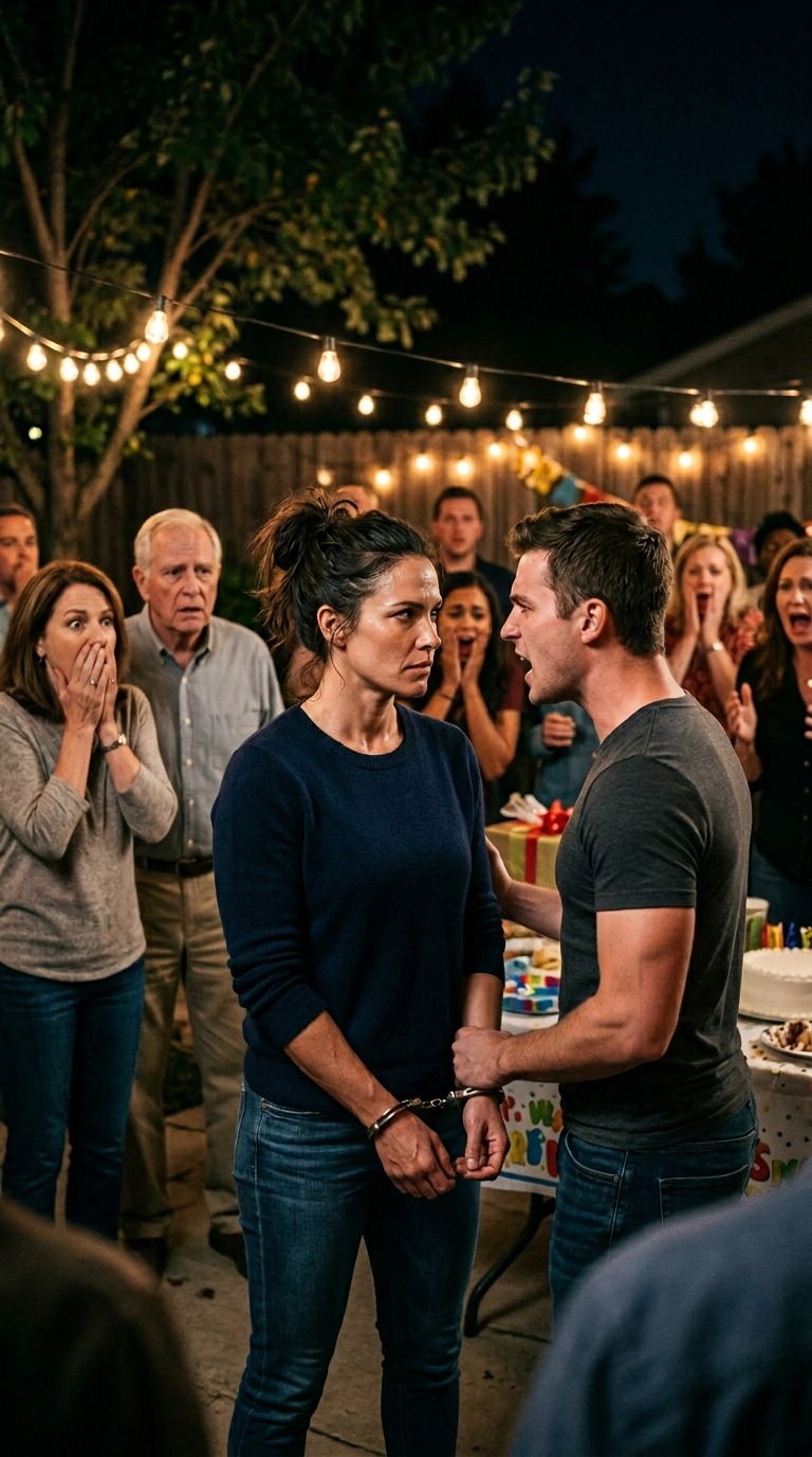 På festen hans skrek broren min: «Jeg arresterer deg for tyveri!» Han slo håndjernene på meg mens familien jublet. Jeg så ham inn i øynene. «Du kidnappet nettopp en føderal agent.» – Kongelige