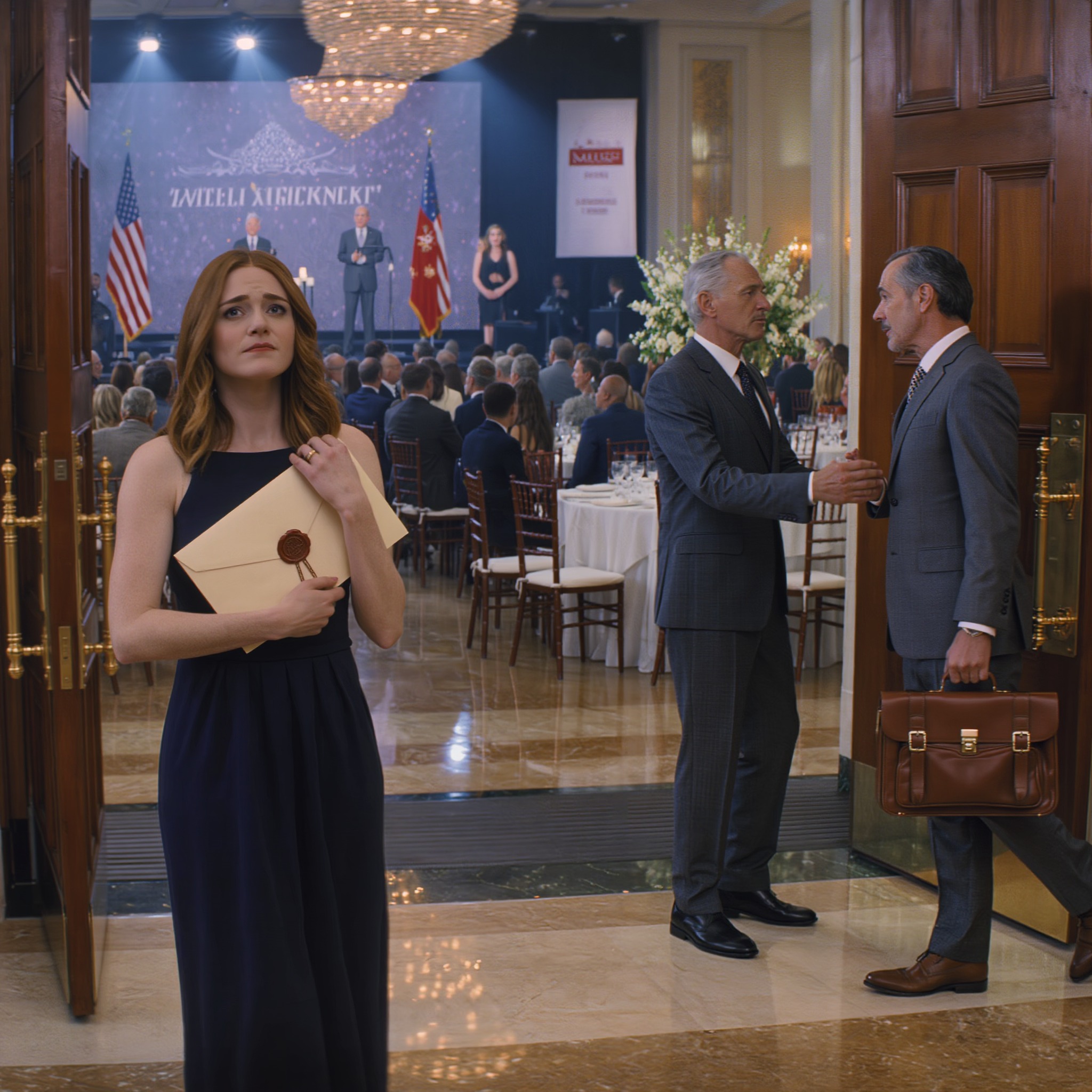 Kahdenkymmenenkahdeksan vuoden ajan vanhempani kutsuivat minua “tyhmäksi”, piilottivat minut täydellisen siskoni taakse ja käyttivät lukihäiriötäni kuin perheen häpeää, jota he eivät koskaan oikein osanneet selittää – sitten hänen valmistujaisgaalassaan isäni seisoi 350 vieraan edessä, poisti minut vieraiden joukosta, lopetti työni ja käyttäytyi kuin minun pitäisi olla kiitollinen… Kunnes muukalainen painoi sinetöidyn kirjekuoren käteeni ja kävelin takaisin lavalle – Uutiset