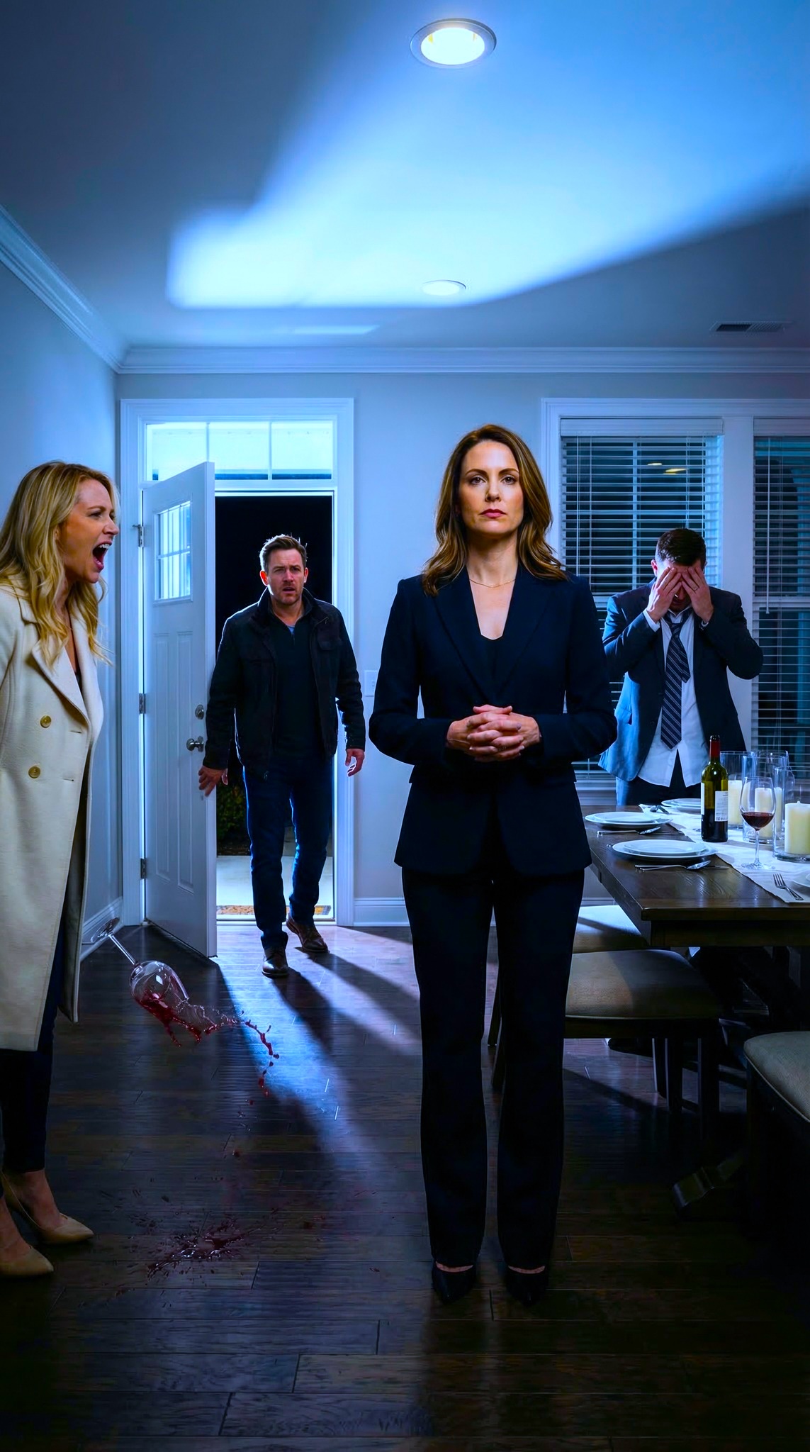 Mój mąż przyprowadził swoją kochankę do domu, więc ja też kogoś przyprowadziłam. Ale kiedy mój gość podszedł bliżej, kochanka mojego męża spanikowała, upuściła kieliszek z winem i krzyknęła: „Mąż…?!”.