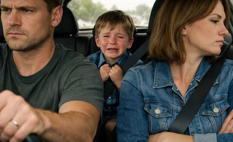 Sønnen min gråt hele kjøreturen til bestemorens hus. «Pappa, vær så snill, ikke la meg være her,» tryglet han. Kona mi glefset: «Du behandler ham som en baby.» Jeg forlot ham likevel. – Nyheter