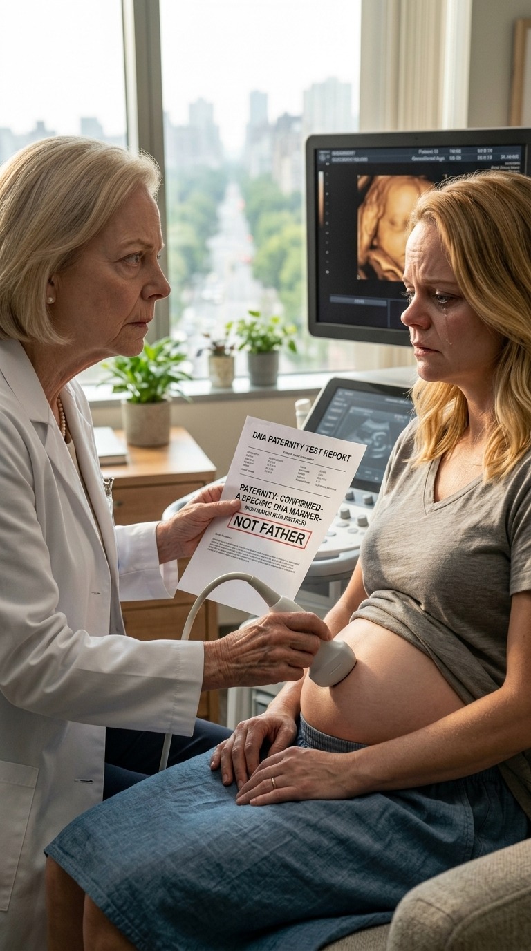 Podczas USG w 20. tygodniu ciąży lekarka nagle zbladła, złapała mnie za ramię i wyszeptała: „Wyjdź natychmiast. Rozwiedź się z nim”. Myślałam, że oszalała – dopóki nie odwróciła ekranu i nie pokazała mi, z kim mój mąż tak naprawdę spotyka się poza pokojem. To, co zobaczyłam, sprawiło, że krew mnie zalała.