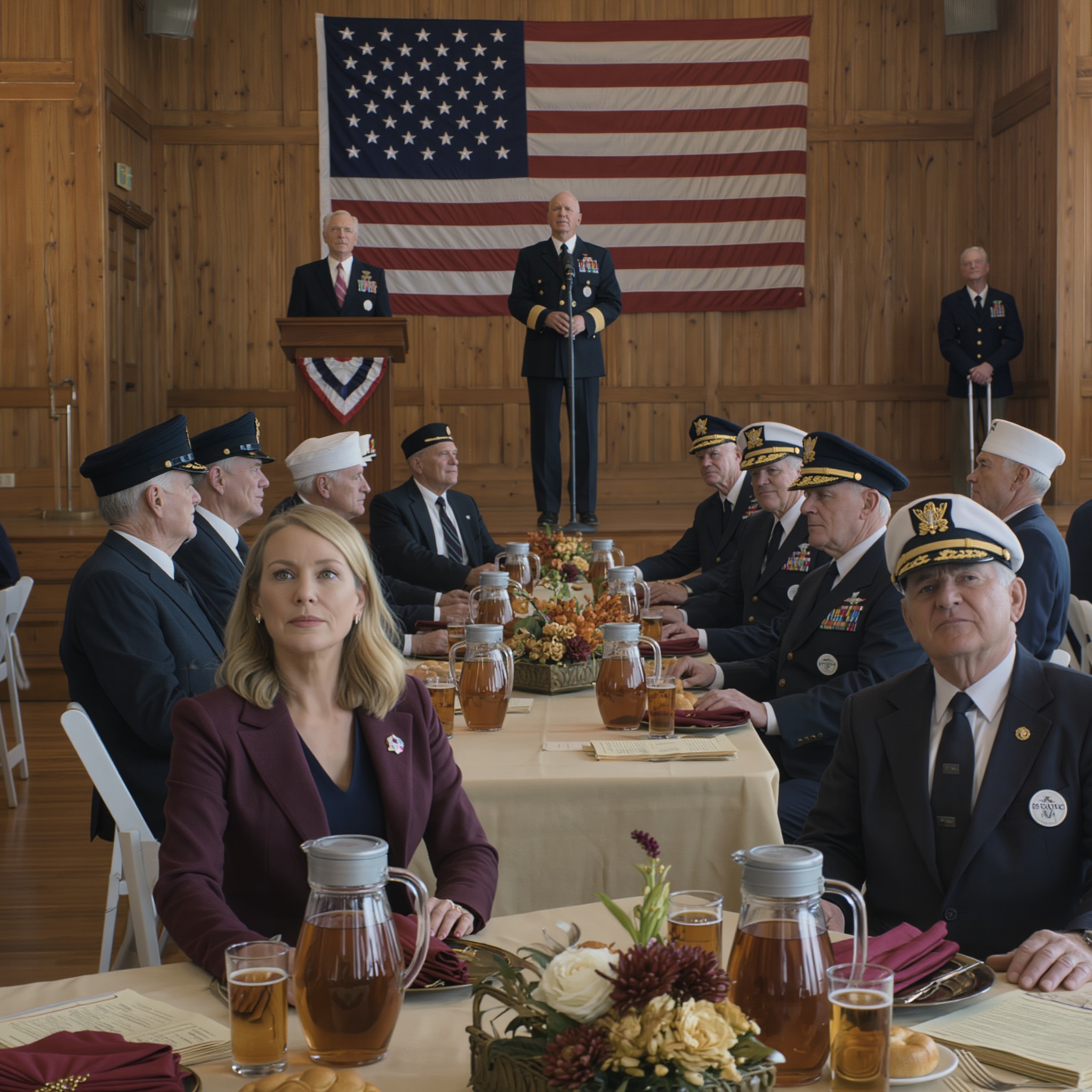 ”Minua tuskailee sanoa, että tyttäreni kotiutettiin armeijasta, koska hän menetti malttinsa palveluksessa”, isäni kertoi 60 veteraanille. Pääpuhuja seisoi korokkeen reunalla arpi kaulassaan, keppi kyljellään ja käsi loukkaantunut. Hän katsoi suoraan minuun. Koska minä olin se, joka raahasi häntä 40 metriä. – Uutiset