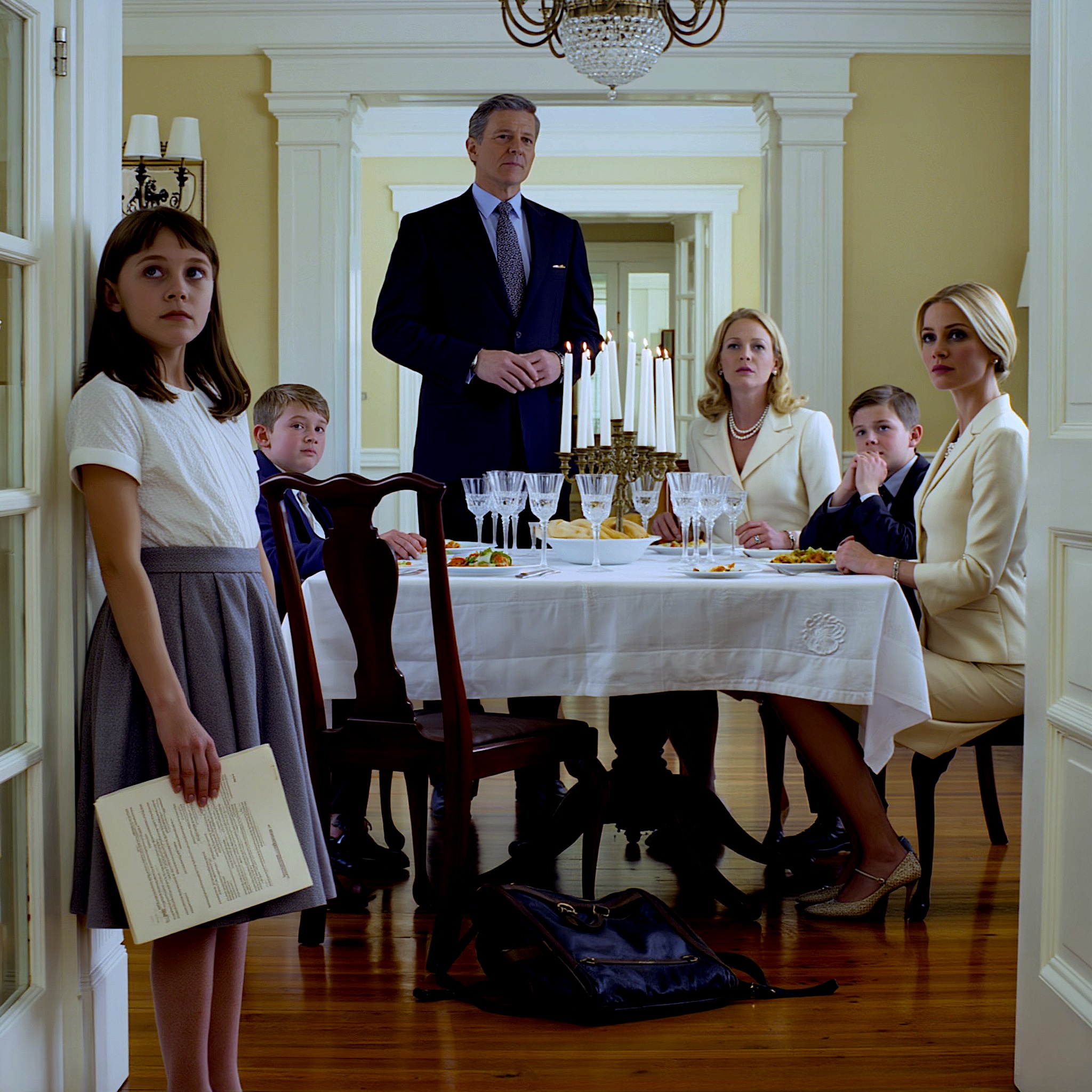 Mój ojciec stanął przy stole i powiedział: „Nie mam córki. Dziś wieczorem mam tylko jedno dziecko” – miałem dwanaście lat, kiedy wziąłem jedną kartkę z jego biurka i wyszedłem, a osiemnaście lat później jego własny prawnik znalazł mnie z jedną prawdą, która mogła zburzyć wszystko, nad czym spędził całe życie